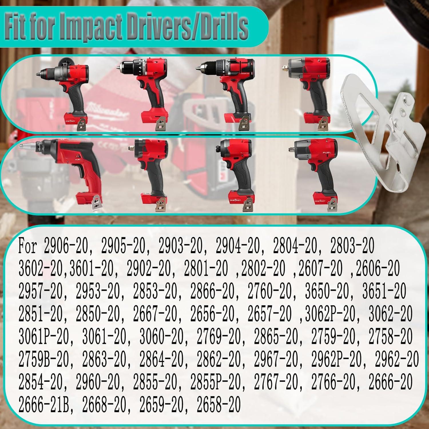 Clip de Cintura KIAPIEBIO 42-70-2653 para Taladros Milwaukee