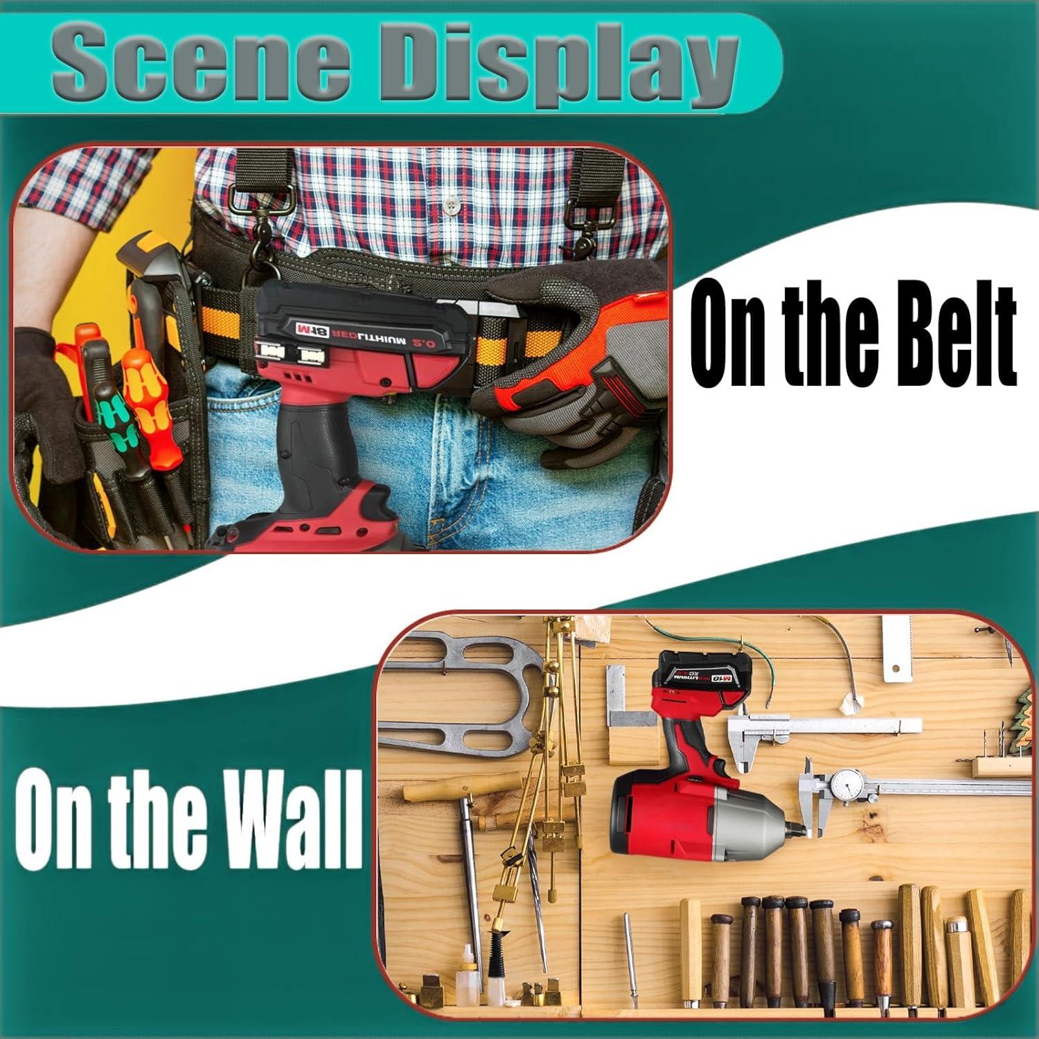 Clip de Cintura KIAPIEBIO 42-70-2653 para Taladros Milwaukee