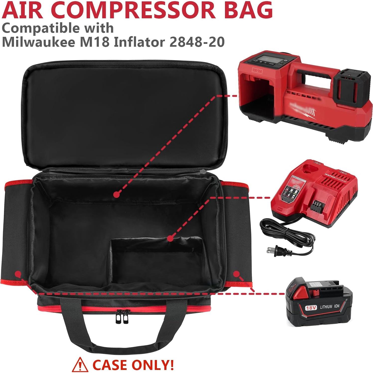 Bolsa de Compresor de Aire ZIOZERTT para Milwaukee M18
