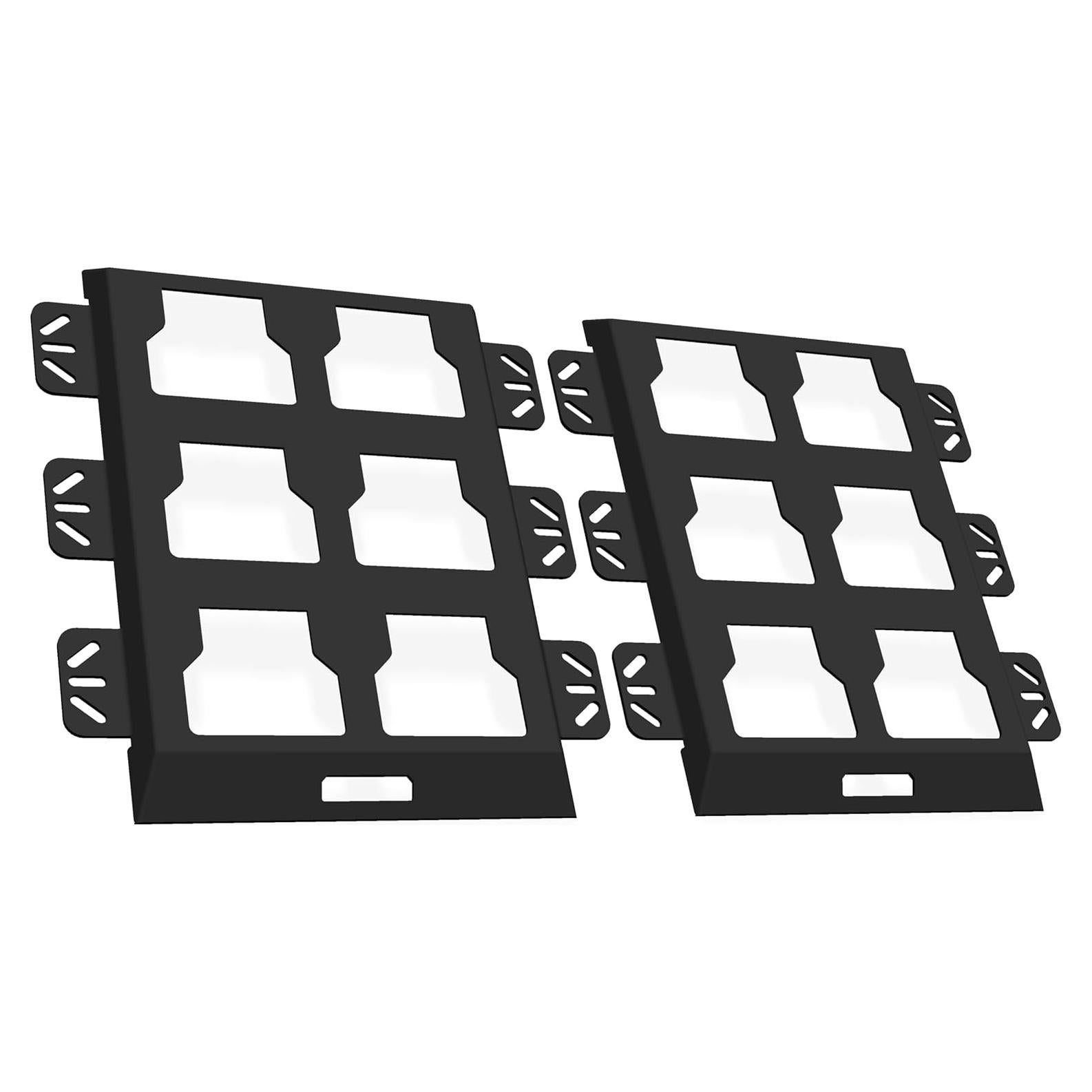 Placa de Montaje Milwaukee Packout Metal 2 Set Negra