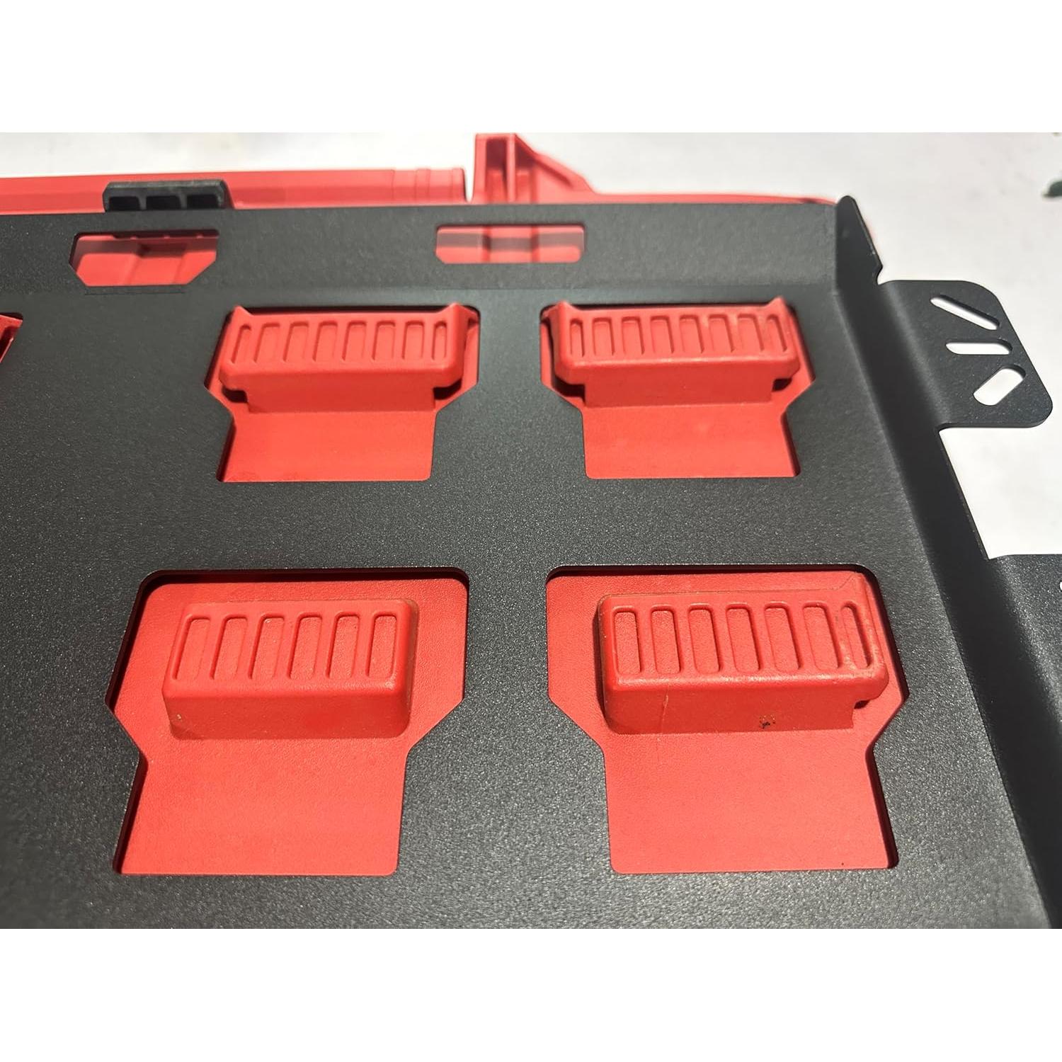 Placa de Montaje Milwaukee Packout Metal 2 Set Negra