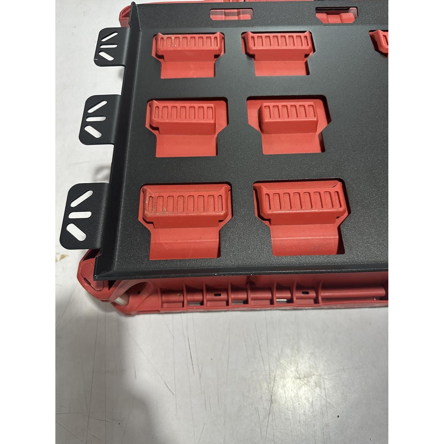 Placa de Montaje Milwaukee Packout Metal 2 Set Negra