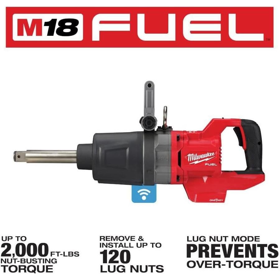 Llave de impacto Milwaukee M18 FUEL 1" D-Handle 2716 Nm