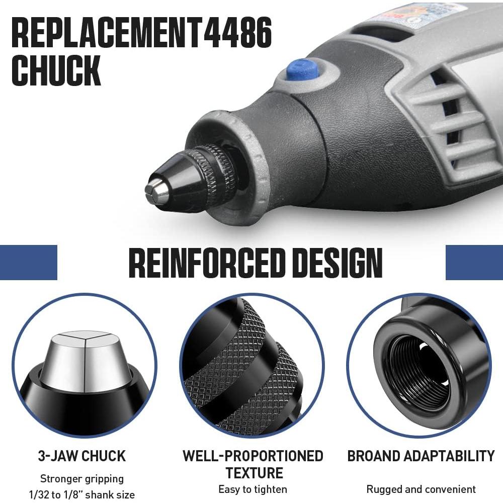 Juego de Mandriles Sin Llave YURINWOO 15 Pcs 0.8-3.2mm