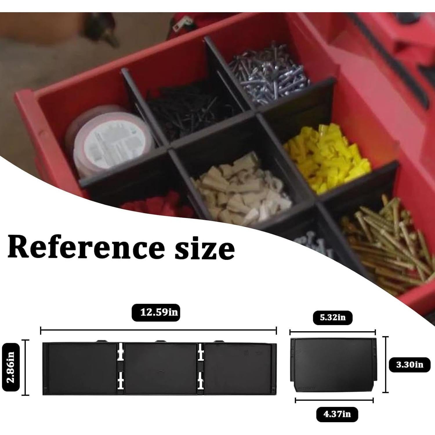 Divisores de Cajón Milwaukee Packout 48-22-8473 Ajustables