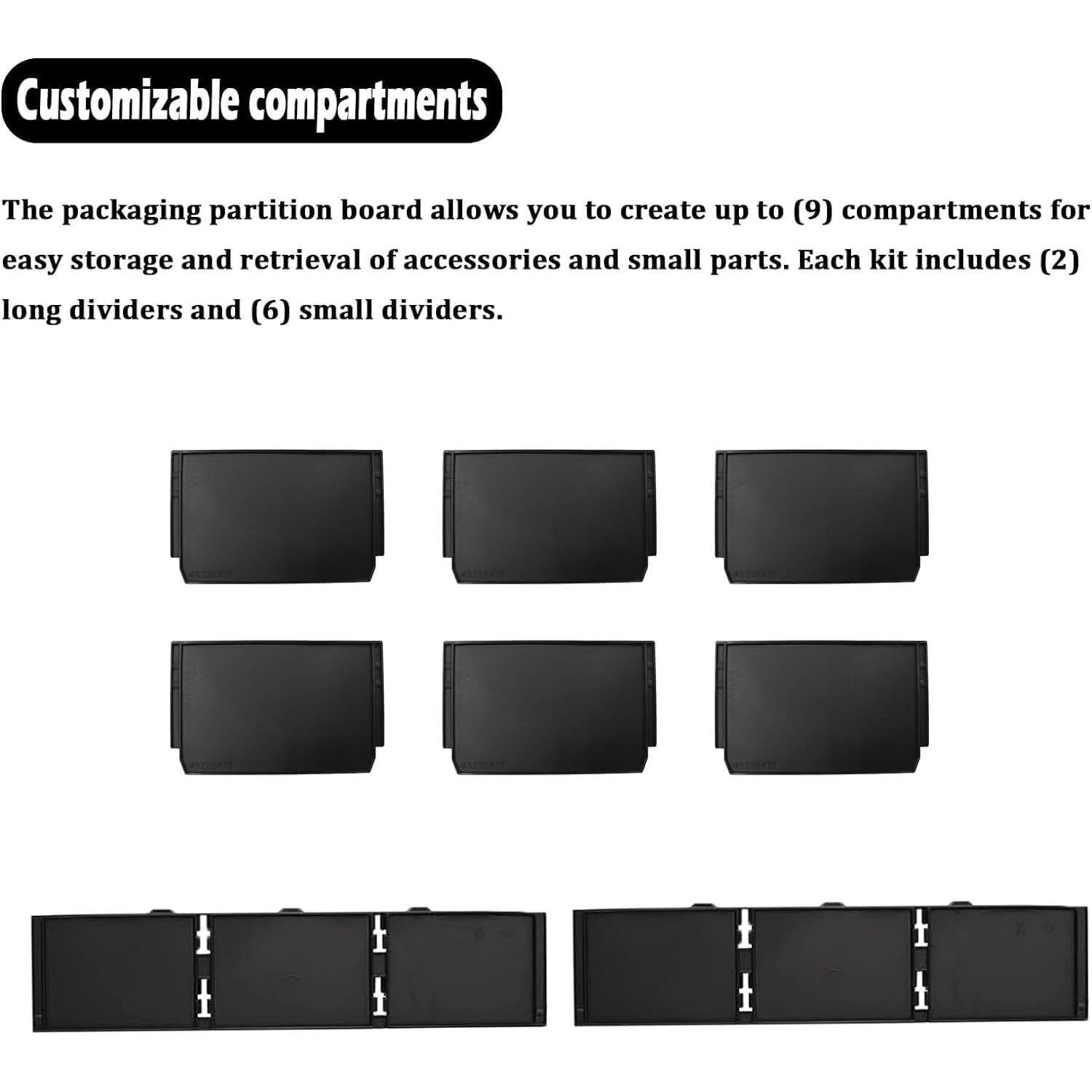 Divisores de Cajón Milwaukee Packout 48-22-8473 Ajustables