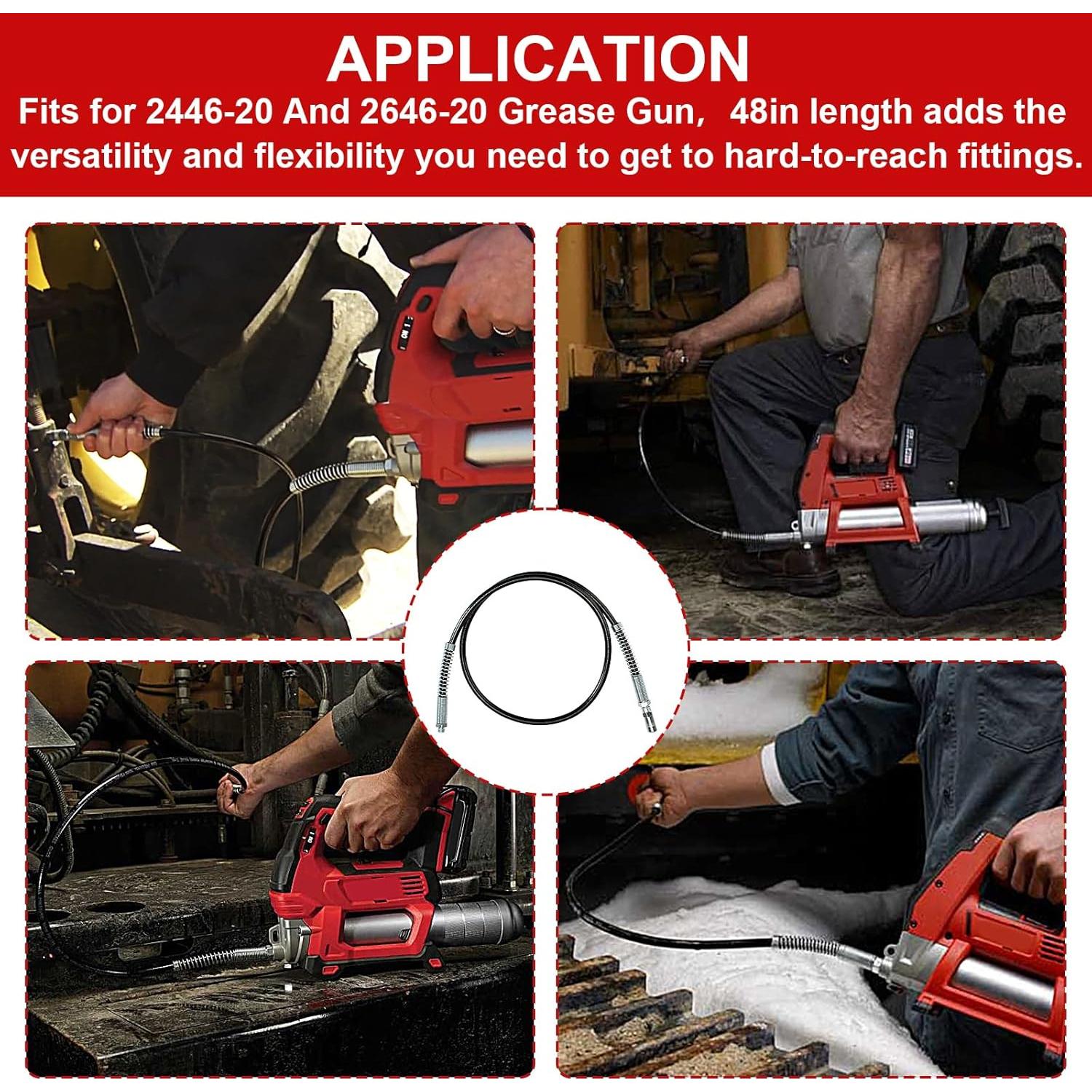 Manguera de Grasa VIDABTE 121,92 cm 49-16-2647 Compatible M18