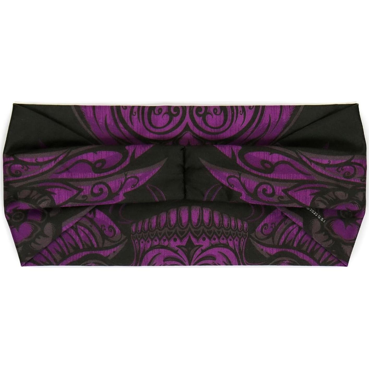 Milwaukee Leather | Bling Designed Wide Headbands-Headwraps for Women Biker Bandana