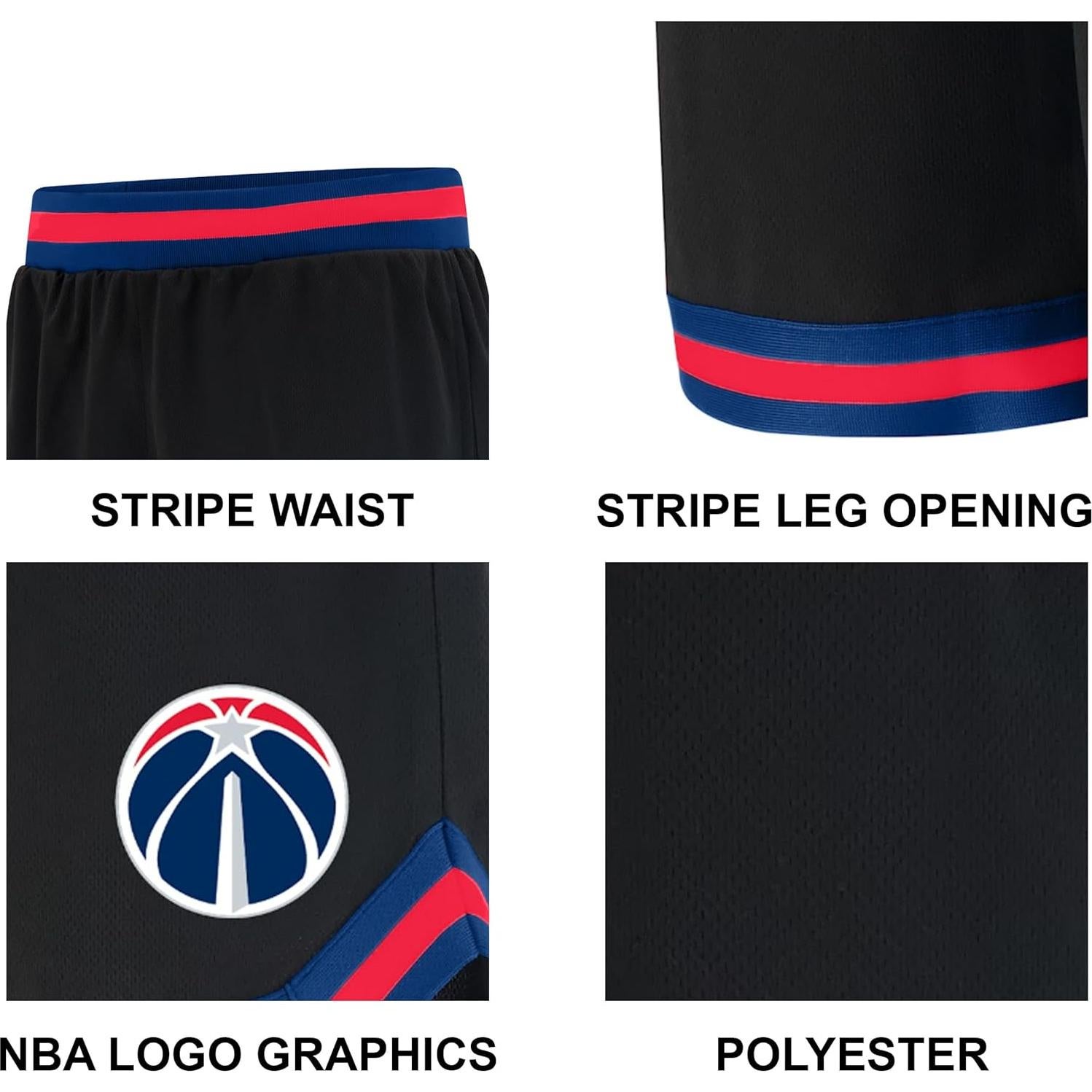 Ultra Game Men's NBA Official Soft Air Mesh Ultimate Basketball Shorts - OG Fit