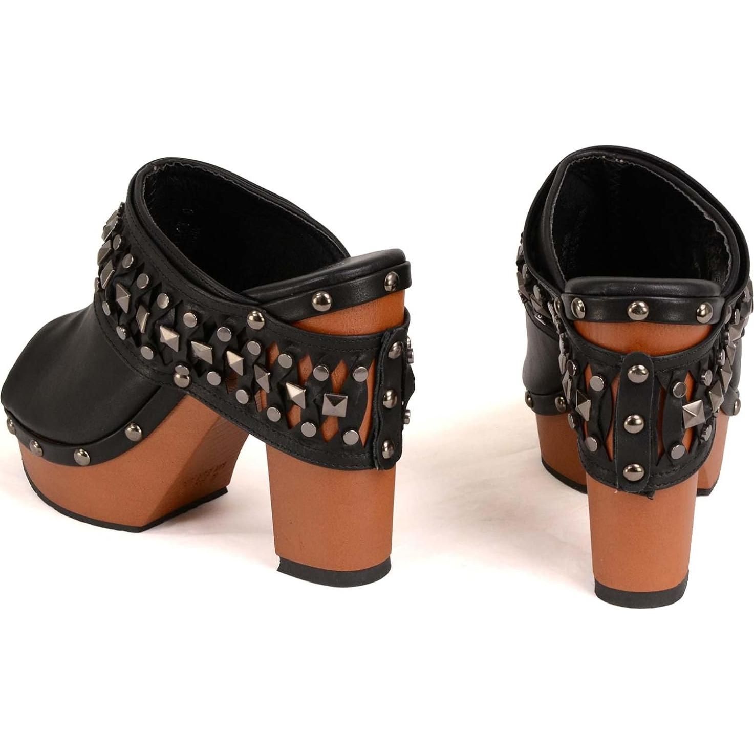 Milwaukee Leather Women's Open-Toe Faux Synthetic Leather Fashion Casual Footwear Collection MBL