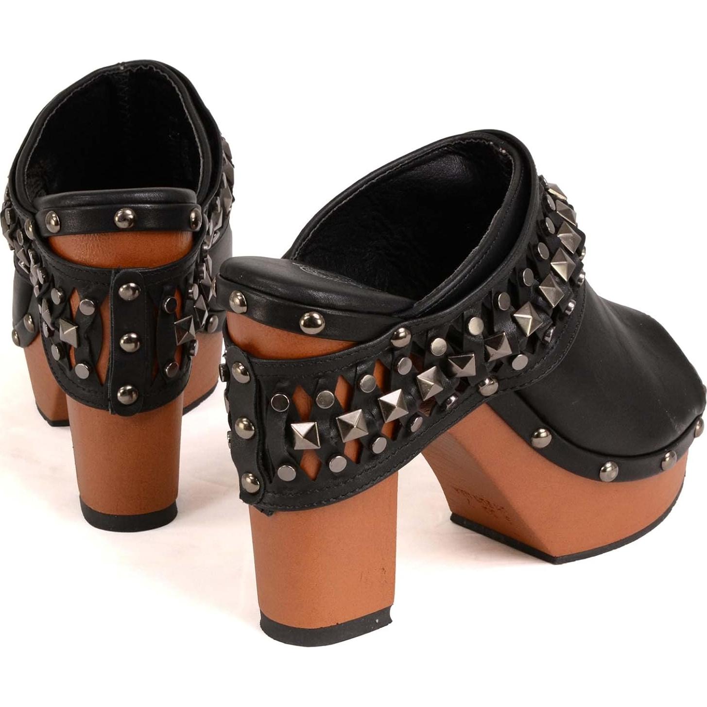 Milwaukee Leather Women's Open-Toe Faux Synthetic Leather Fashion Casual Footwear Collection MBL