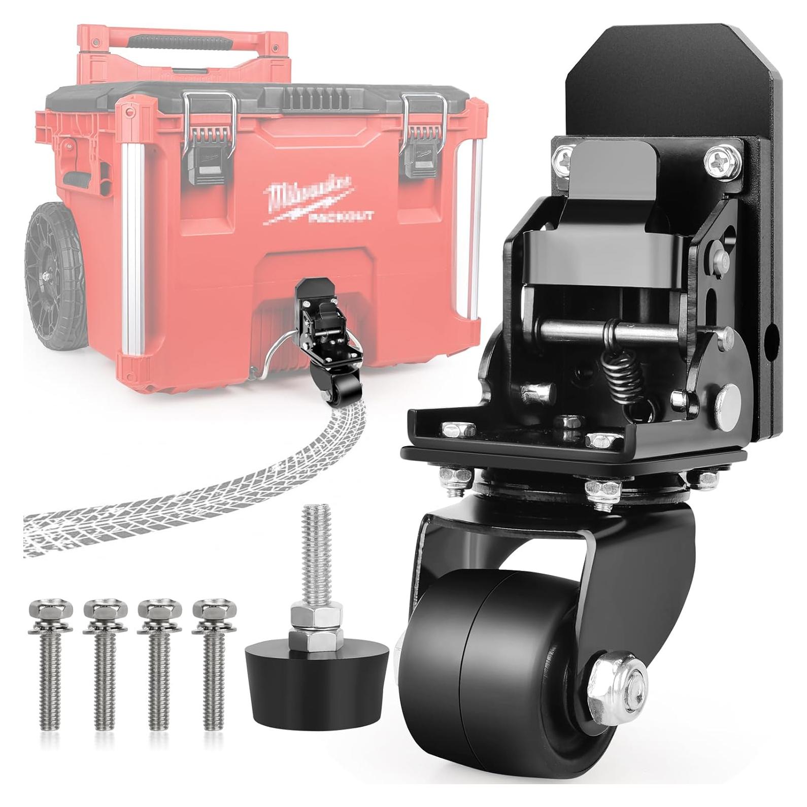 Ruedas Packout Milwaukee 2025, Acero Reforzado, 90 Kg