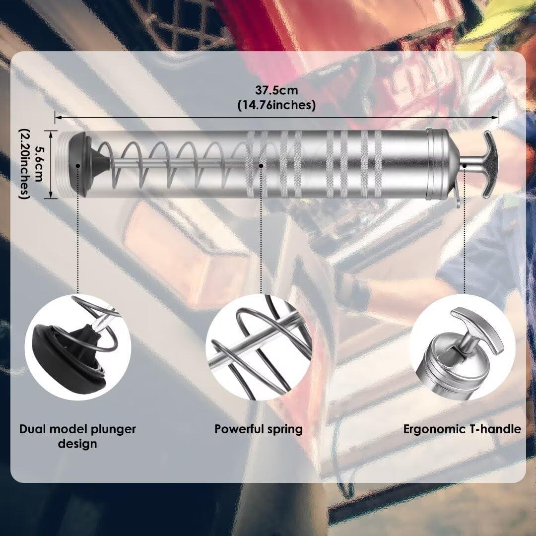 Tubo de Reemplazo ATIVERE para Pistola de Grasa 38 cm