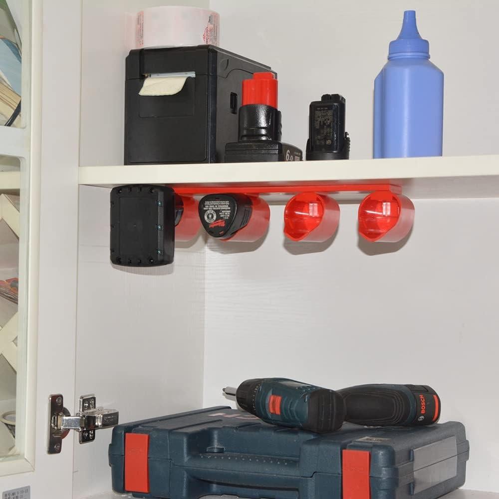 Soporte de Batería IRONFACE Montaje en Pared para Milwaukee M12