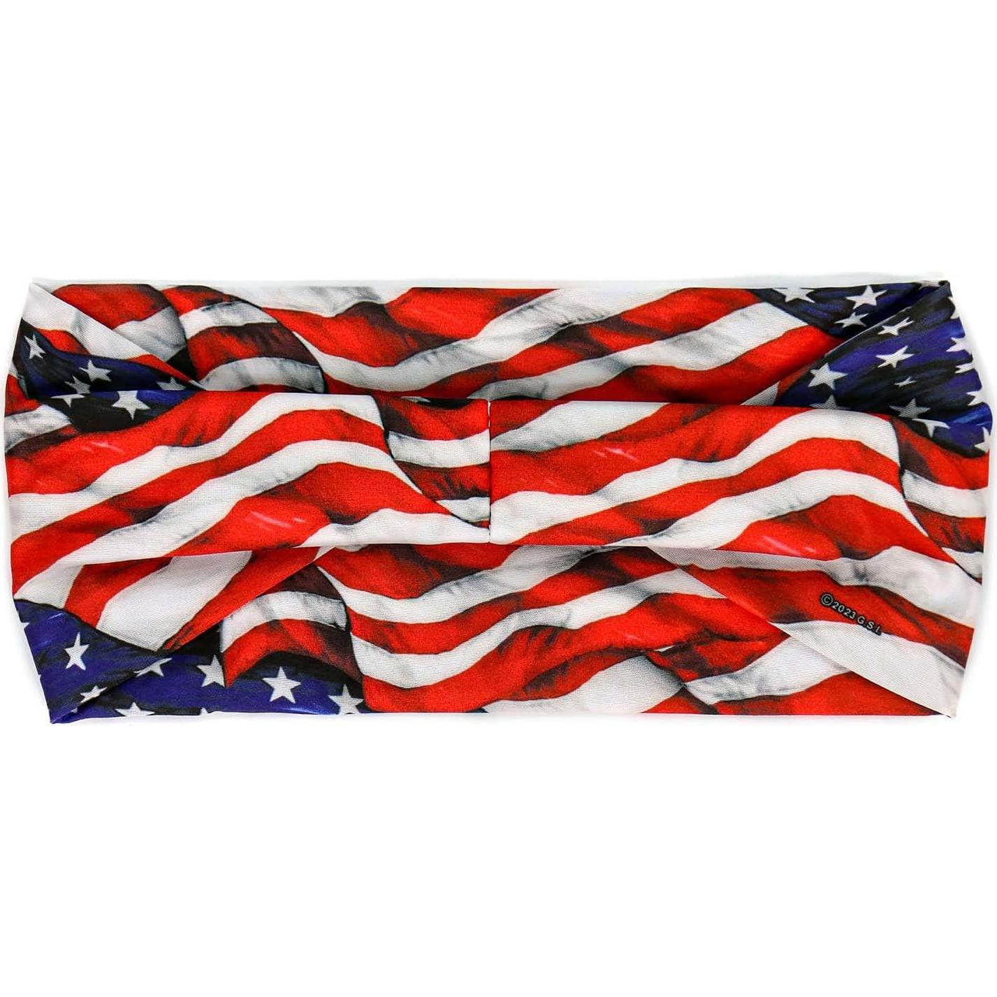 Milwaukee Leather | Bling Designed Wide Headbands-Headwraps for Women Biker Bandana