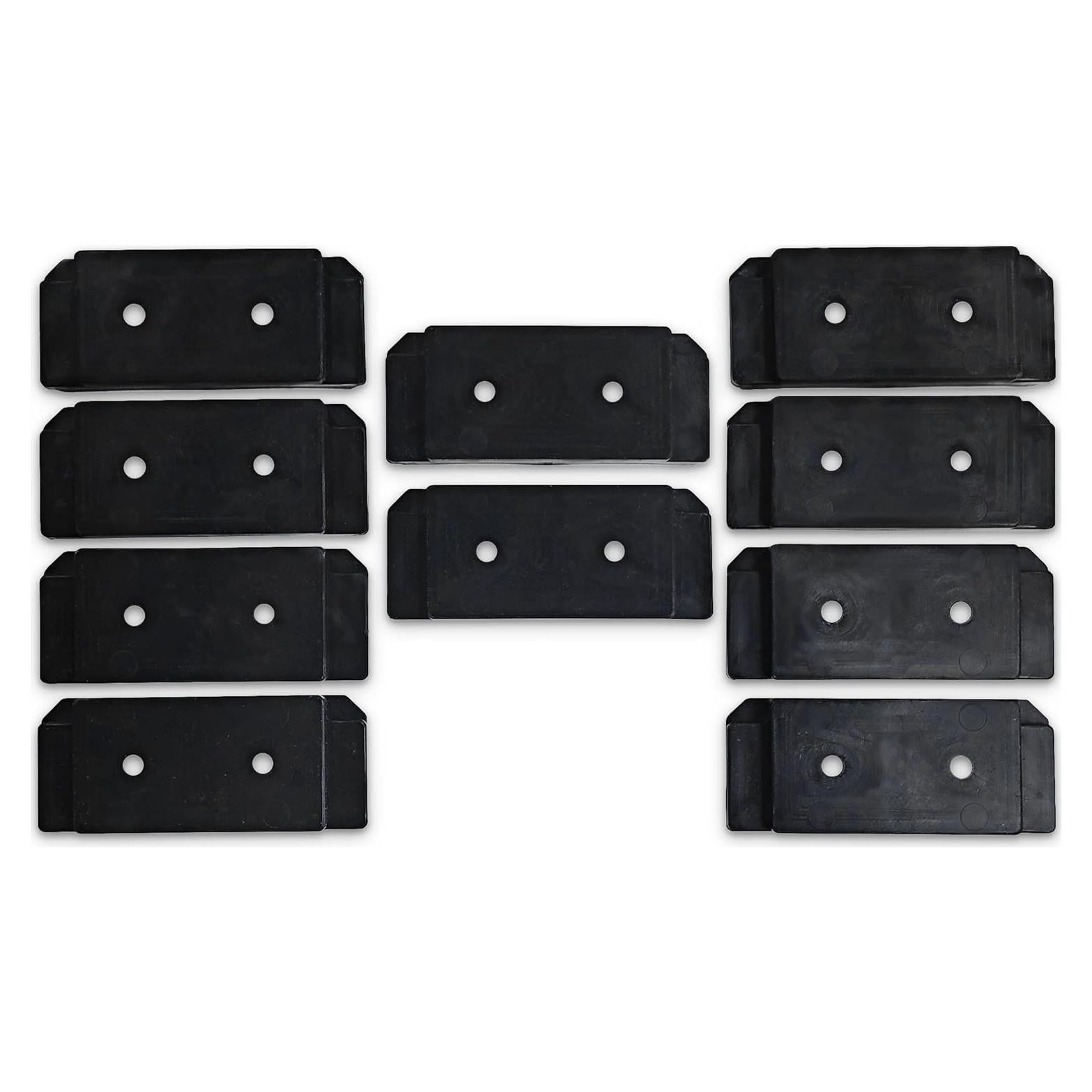 Placas de Montaje Milwaukee Packout | 10 Piezas | Negro