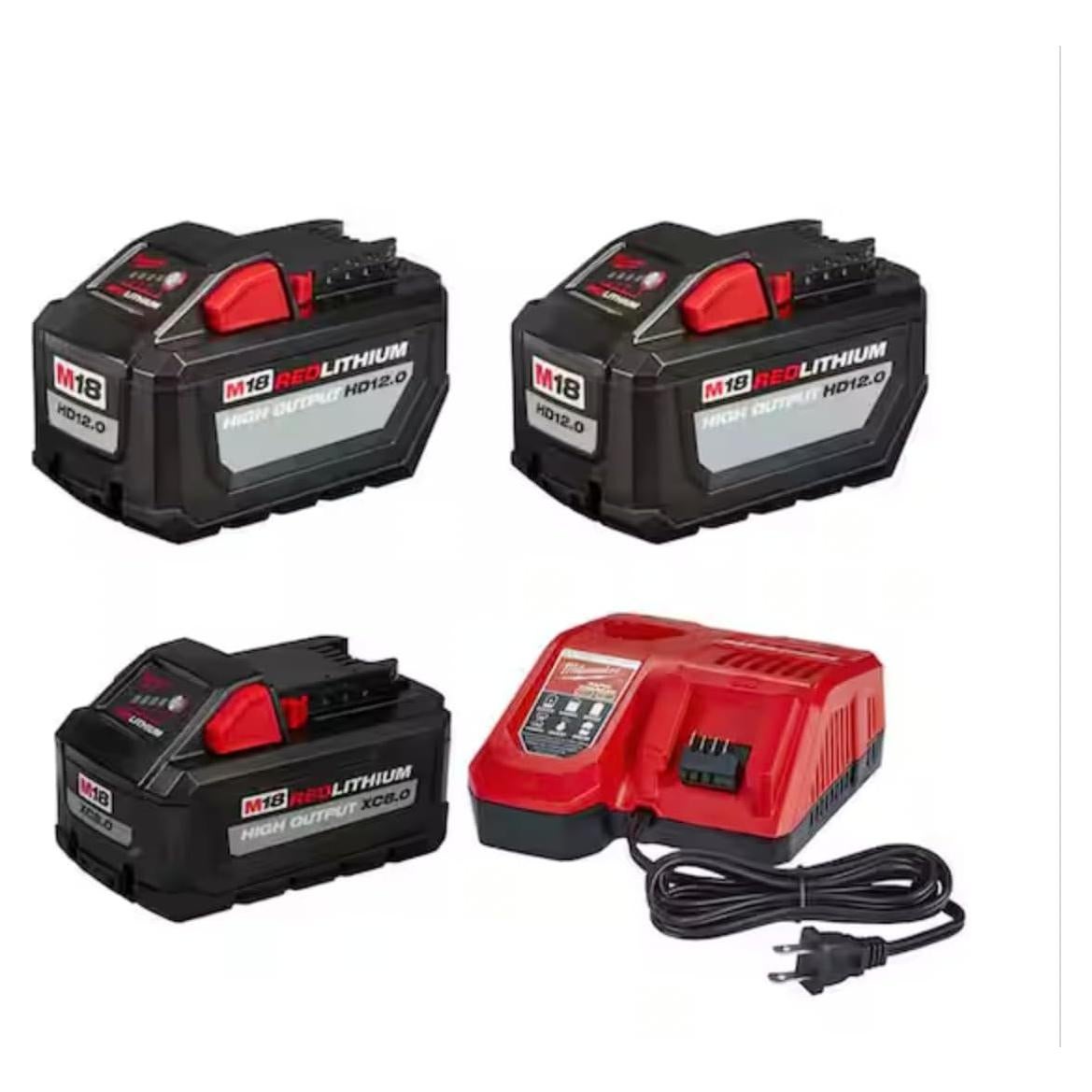 Kit Inicio Milwaukee M18 18V 12.0Ah y 6.0Ah Baterías