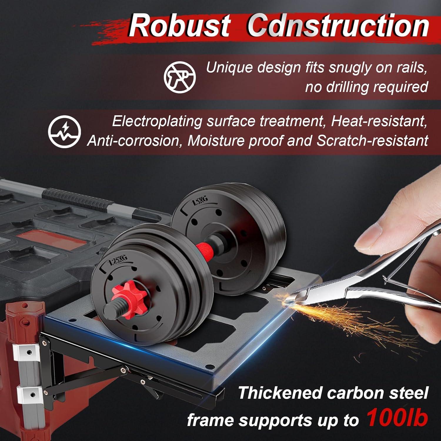 Soporte Plegable DNShorix para Caja de Herramientas 2,20 kg