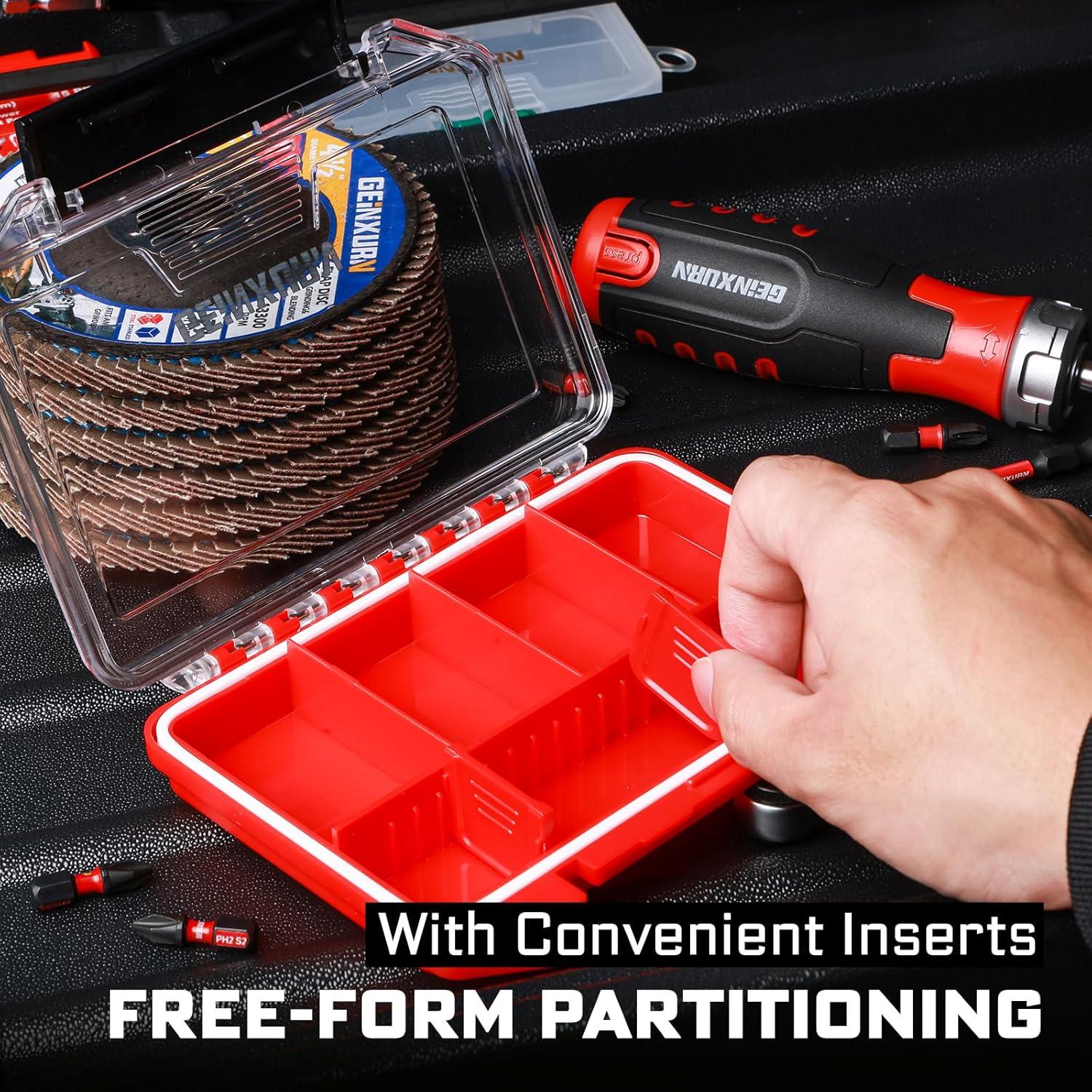 Organizador de Piezas Pequeñas GEINXURN IPX4 2 Cajas