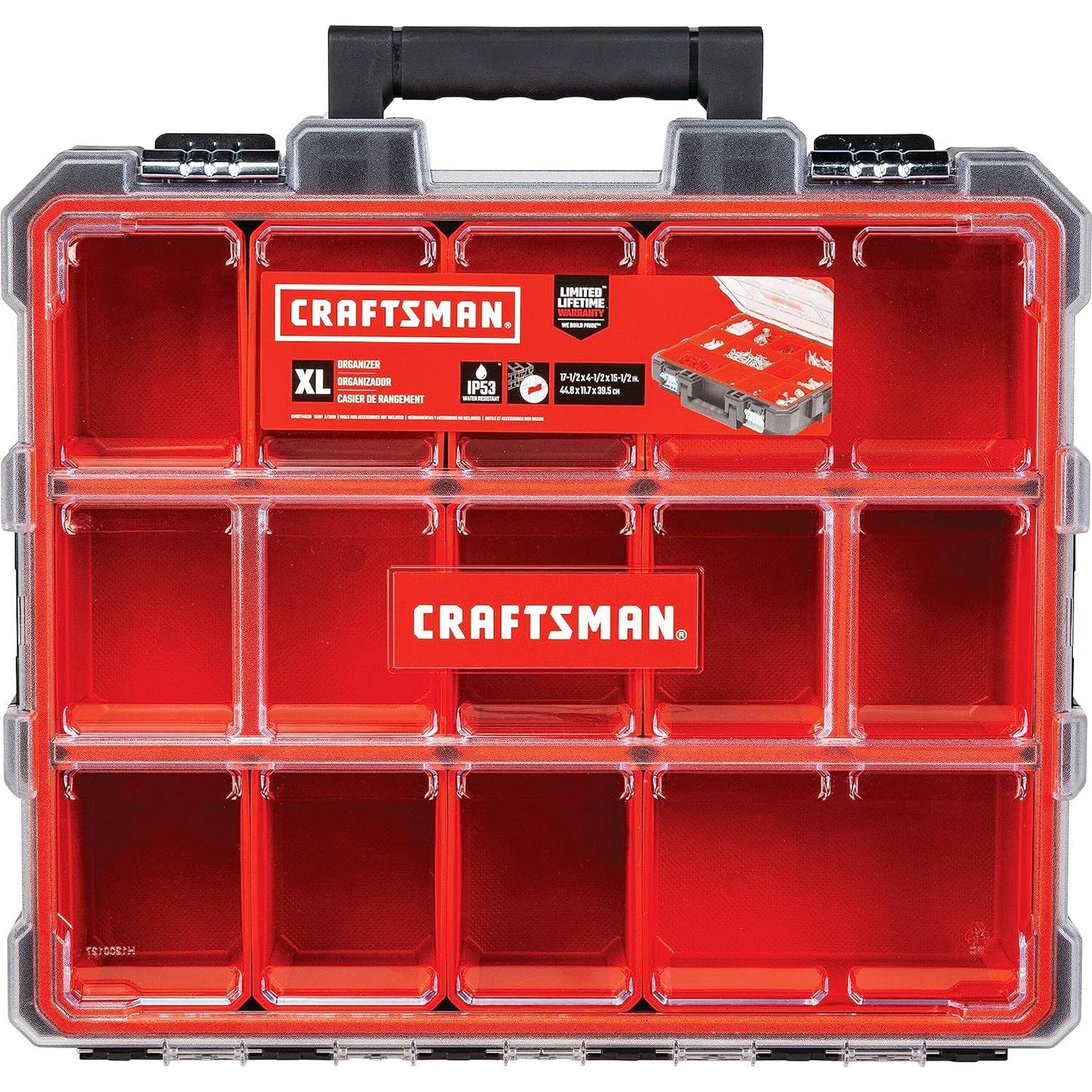 Organizador de Herramientas CRAFTSMAN Pro XL, 12 Compartimentos