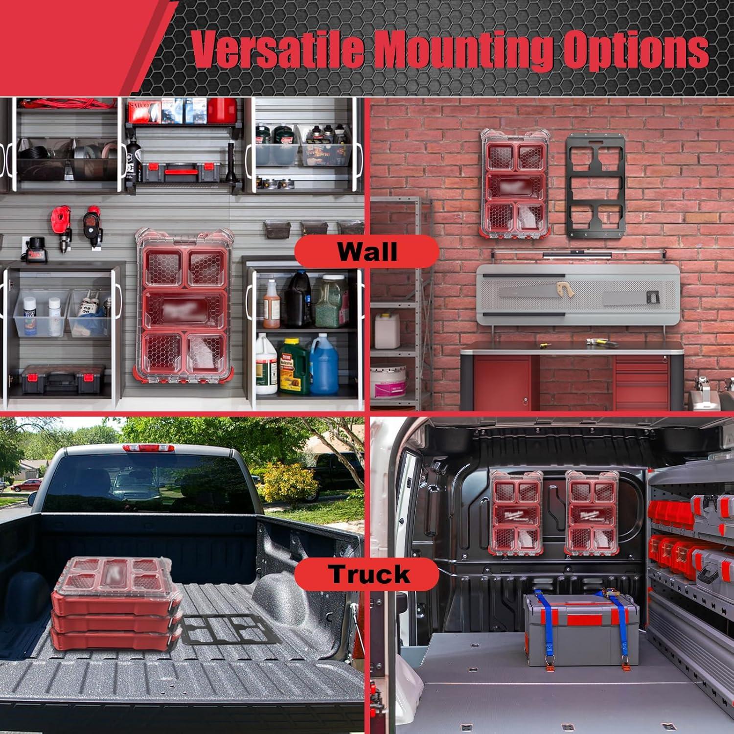 Placa de Montaje Milwaukee Packout Media de Aluminio