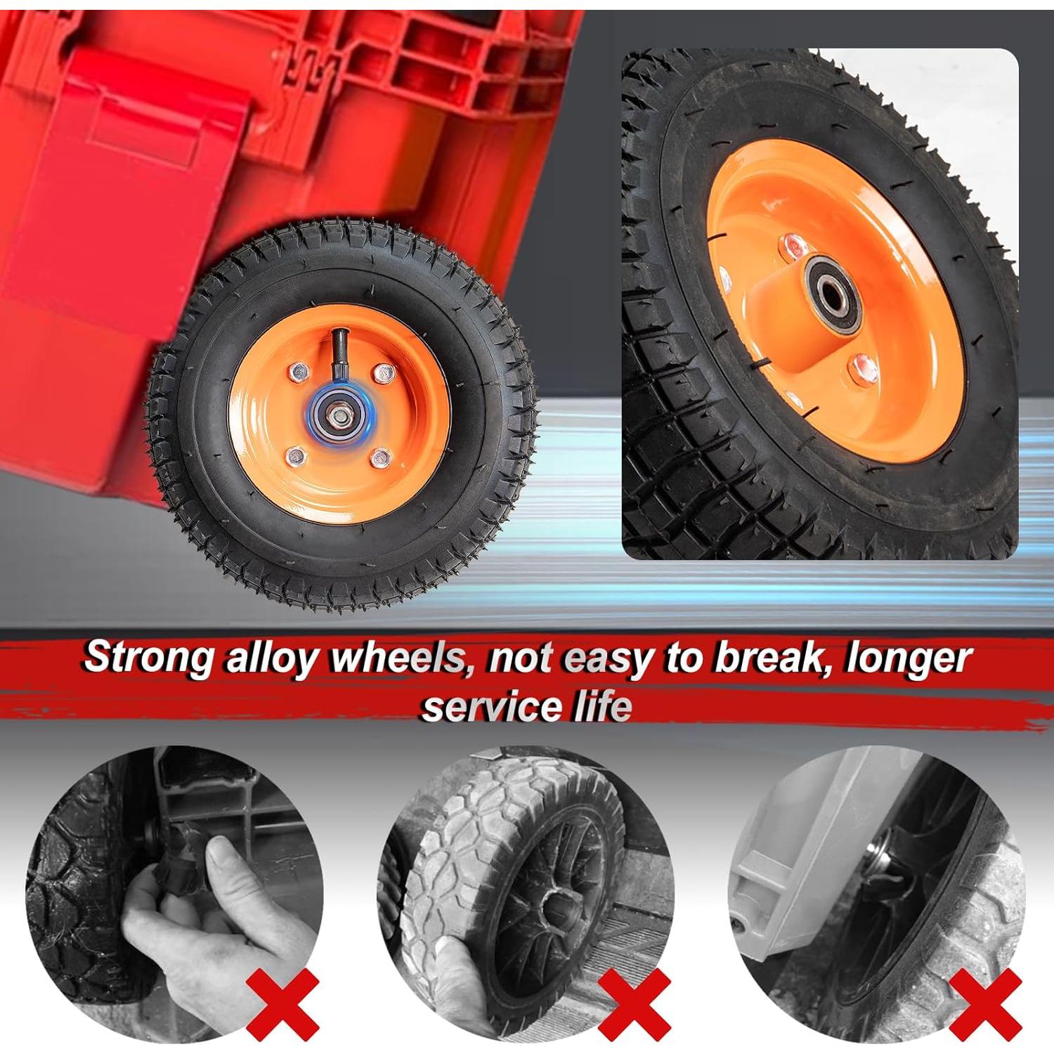 Kit de Ruedas DNShorix para Milwaukee Packout 24 cm