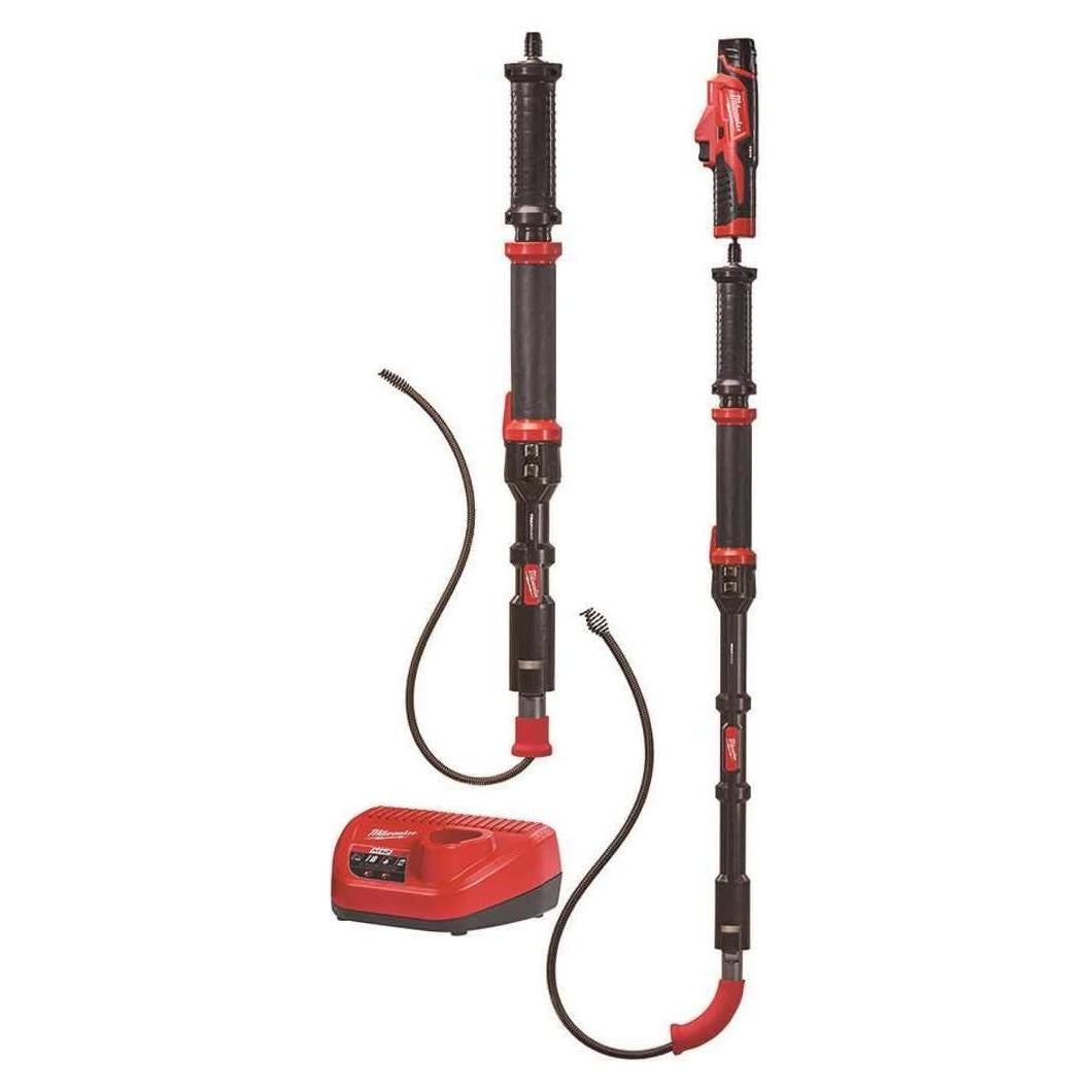 Desatascador Milwaukee M12 TRAPSNAKE Kit Urinarios e Inodoros