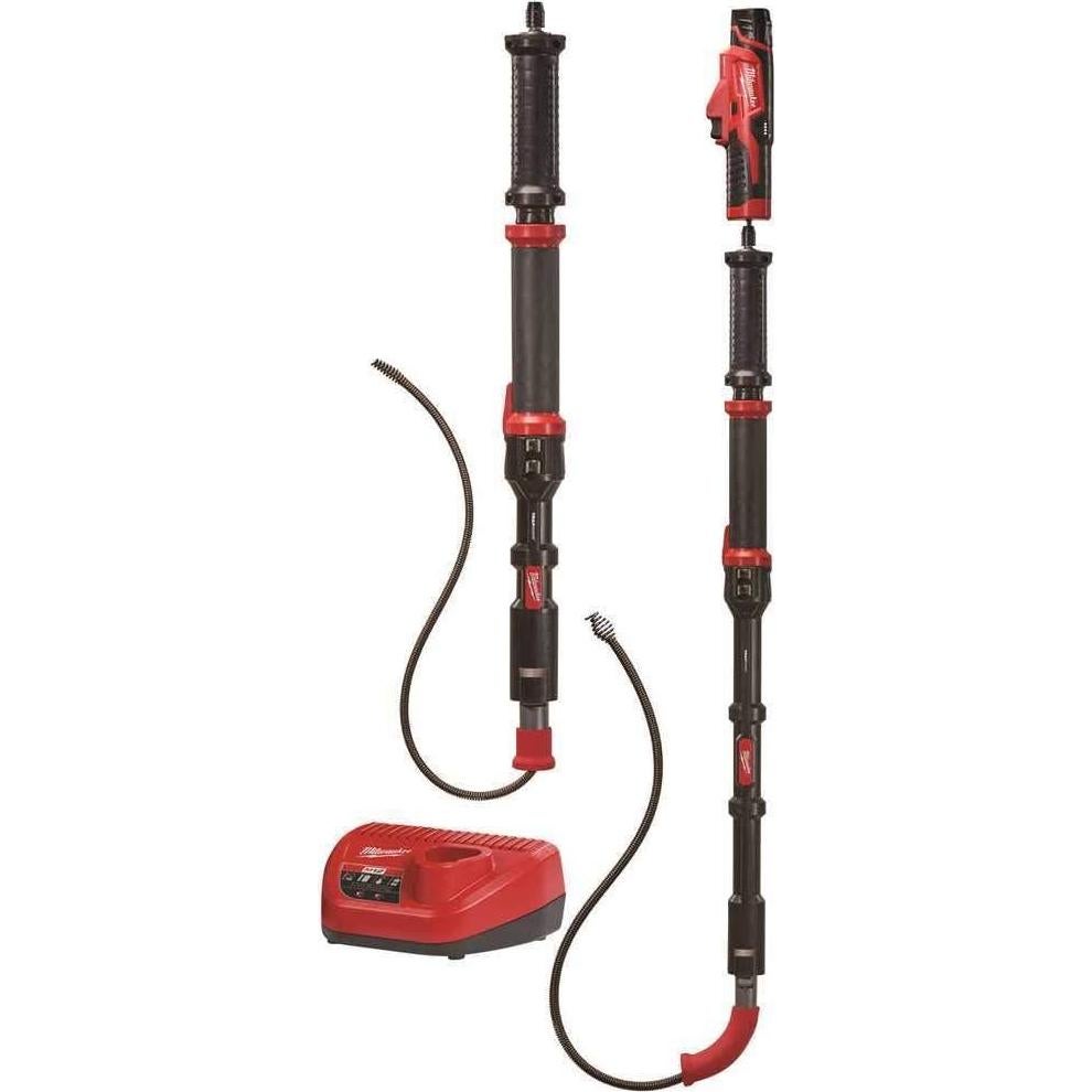 Desatascador Milwaukee M12 TRAPSNAKE Kit Urinarios e Inodoros