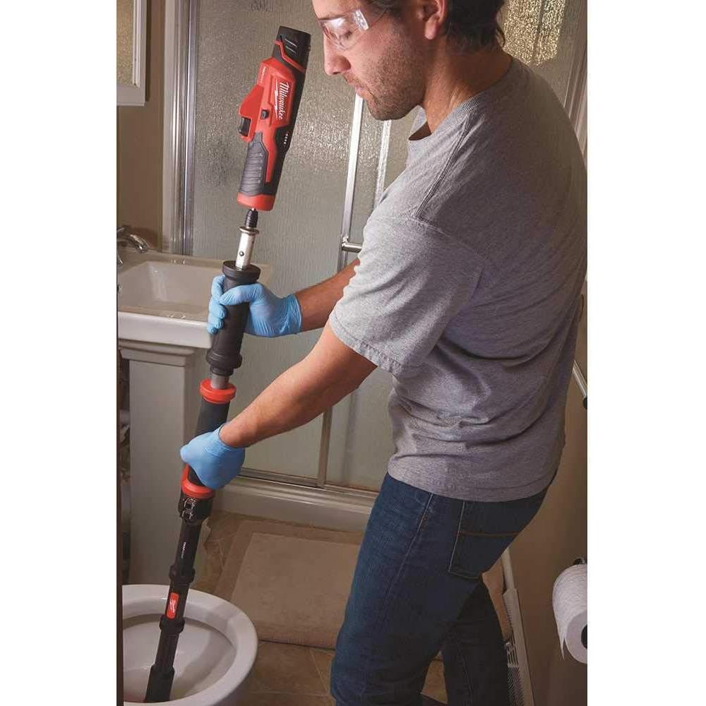 Desatascador Milwaukee M12 TRAPSNAKE Kit Urinarios e Inodoros