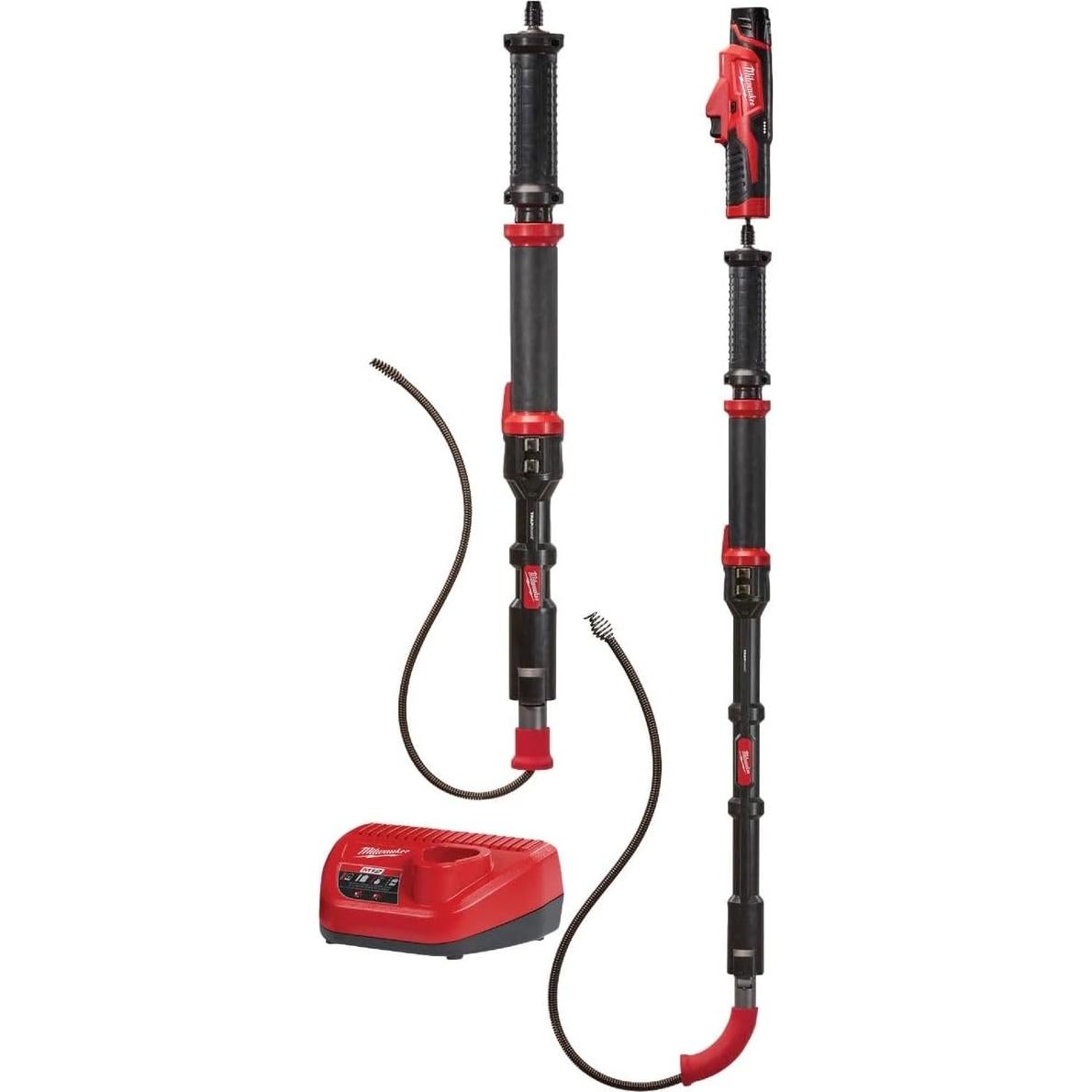Desatascador Milwaukee M12 TRAPSNAKE Kit Urinarios e Inodoros