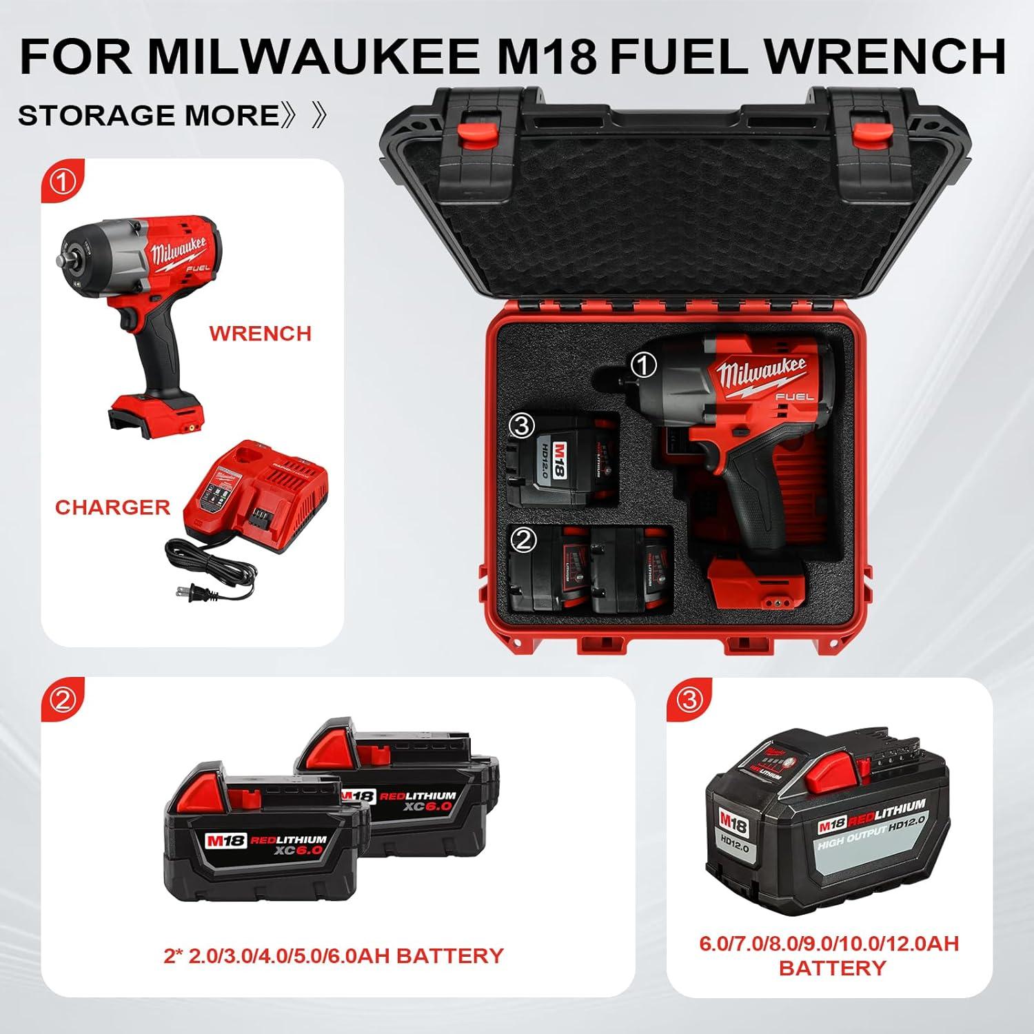 Estuche HOSOCASE para Llaves de Impacto Milwaukee IP67