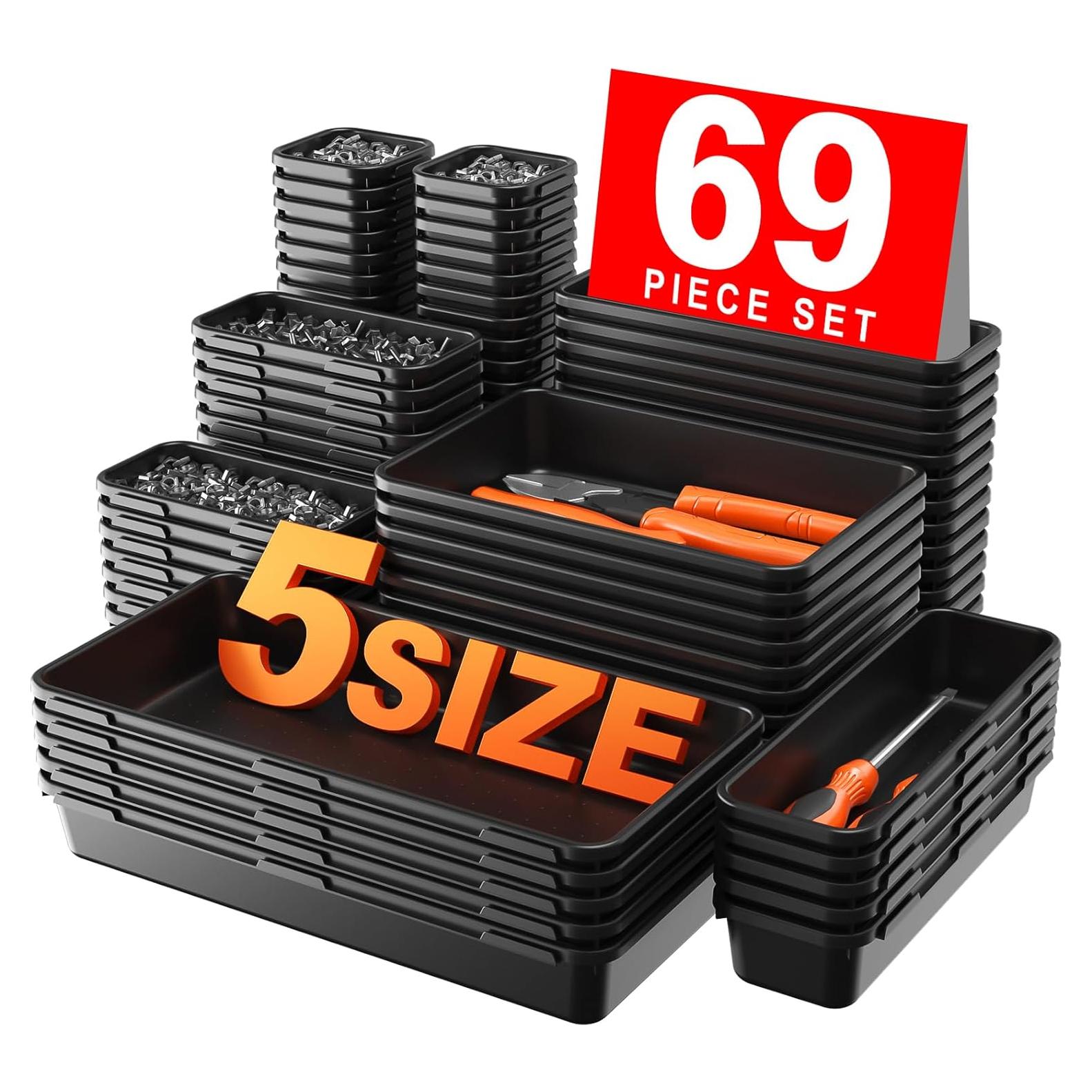 Organizador de Herramientas A-LuGei 69 Piezas 5 Tamaños