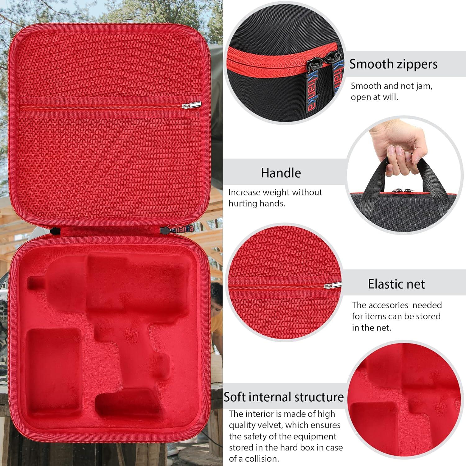 Funda Dura Khanka para Milwaukee 2767-20 M18 1/2" Impacto