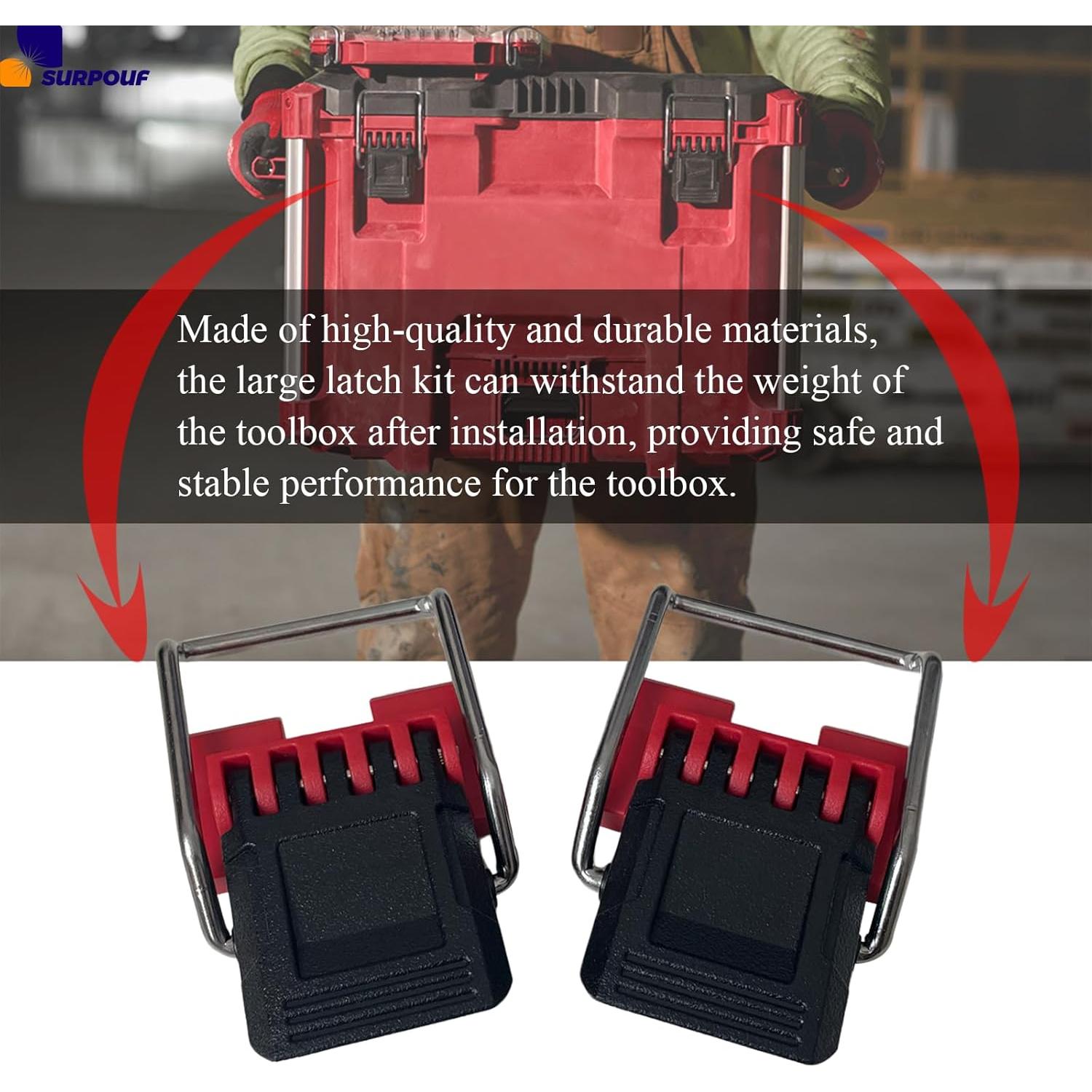 Kit de Pestillo Grande SURPOUF 44-20-8400 para Caja de Herramientas