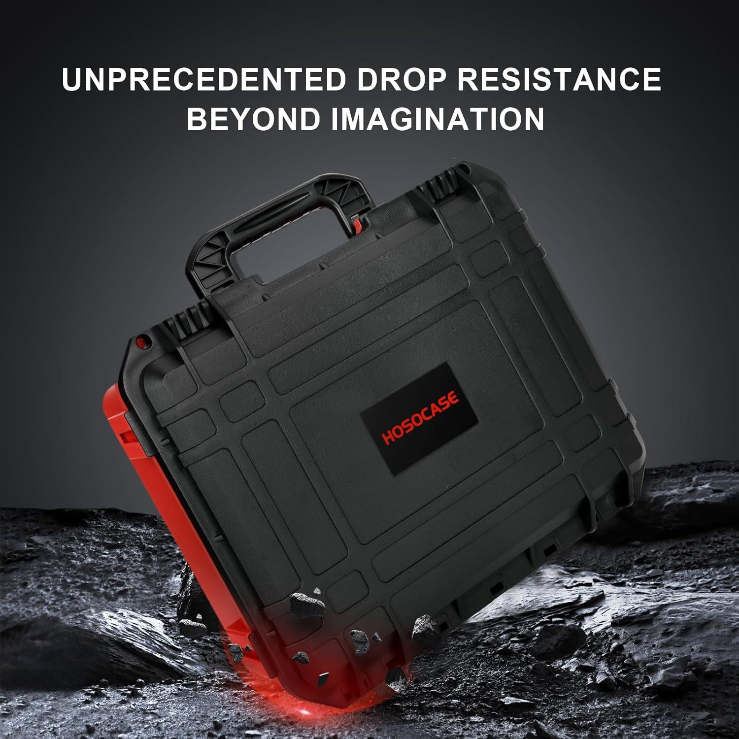 Estuche Duro HOSOCASE para Baterías Milwaukee M18/M12 9 Divisores