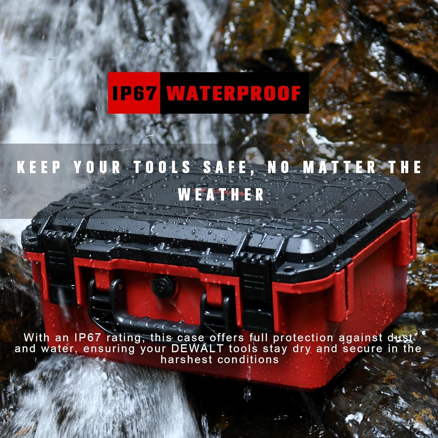 Estuche Duro HOSOCASE para Baterías Milwaukee M18/M12 9 Divisores