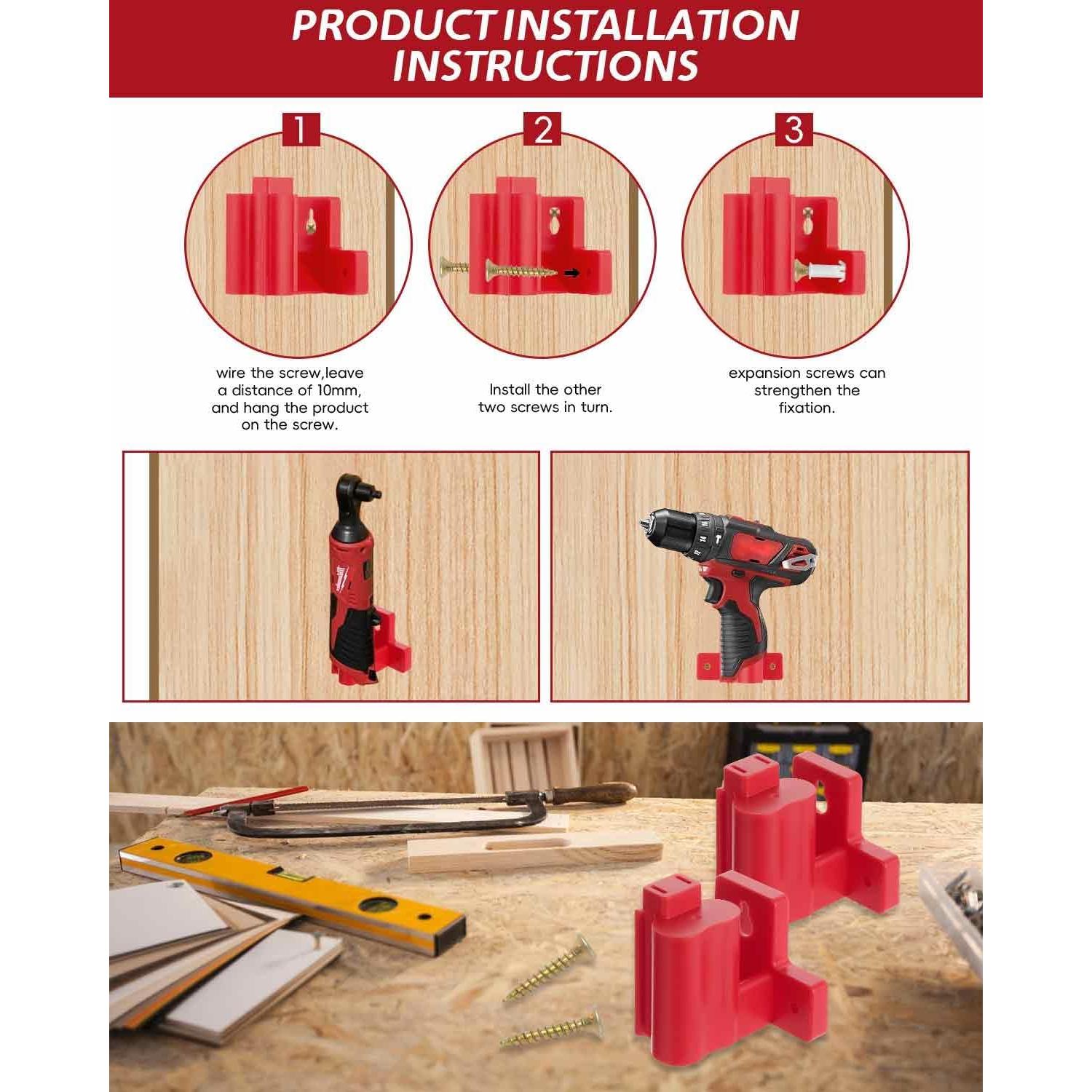 Soporte de Herramientas Milwaukee M12 6 Paquetes Organizador