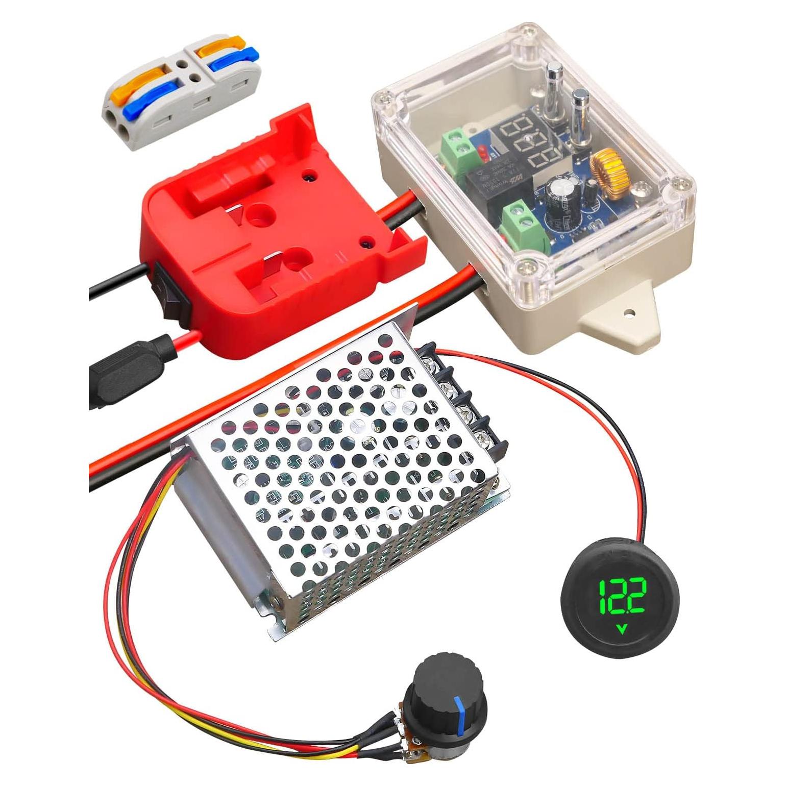 Adaptador de Batería Milwaukee M18 18V para Coche RC