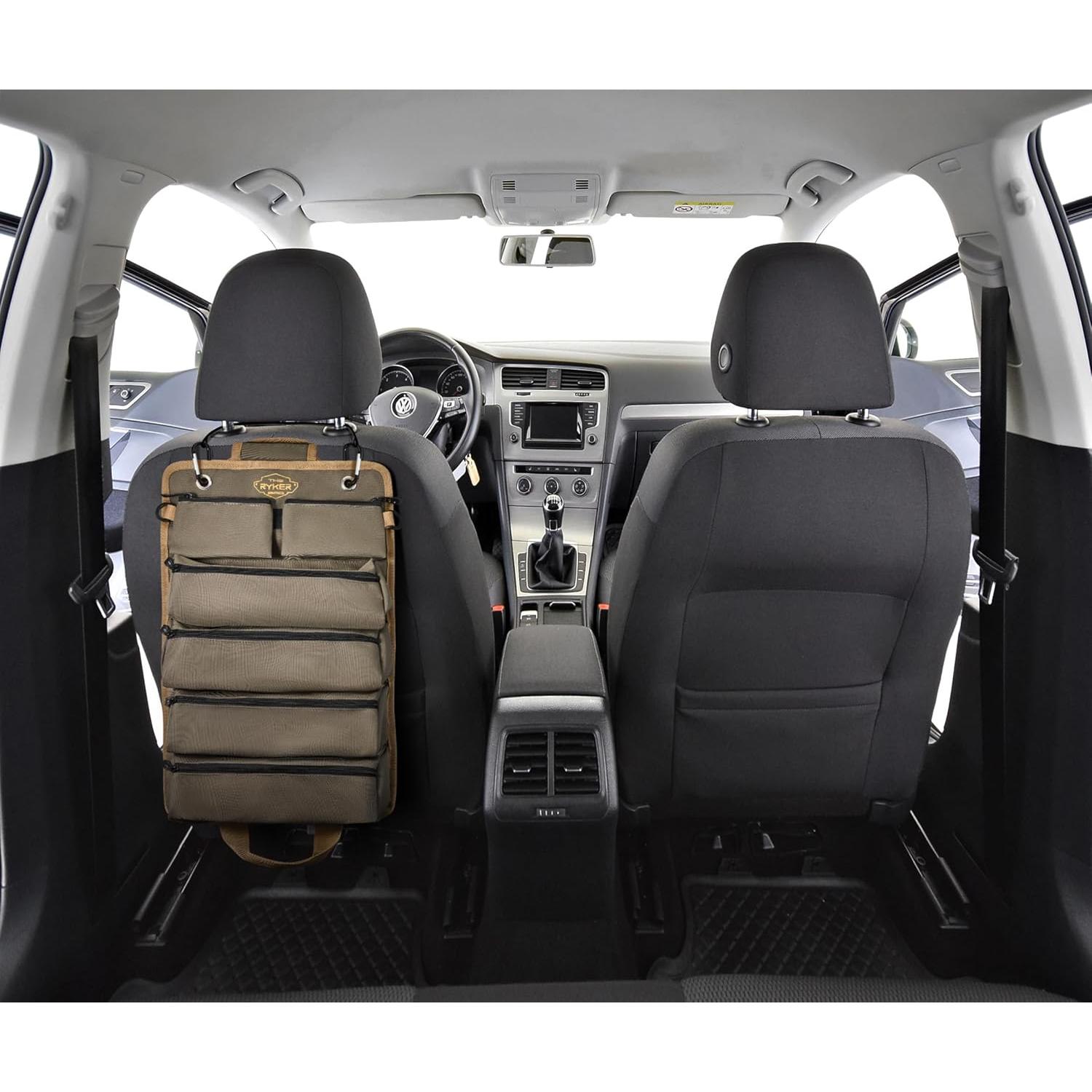 Bolsa de Herramientas Ryker Roll Up Caqui 6 Compartimentos