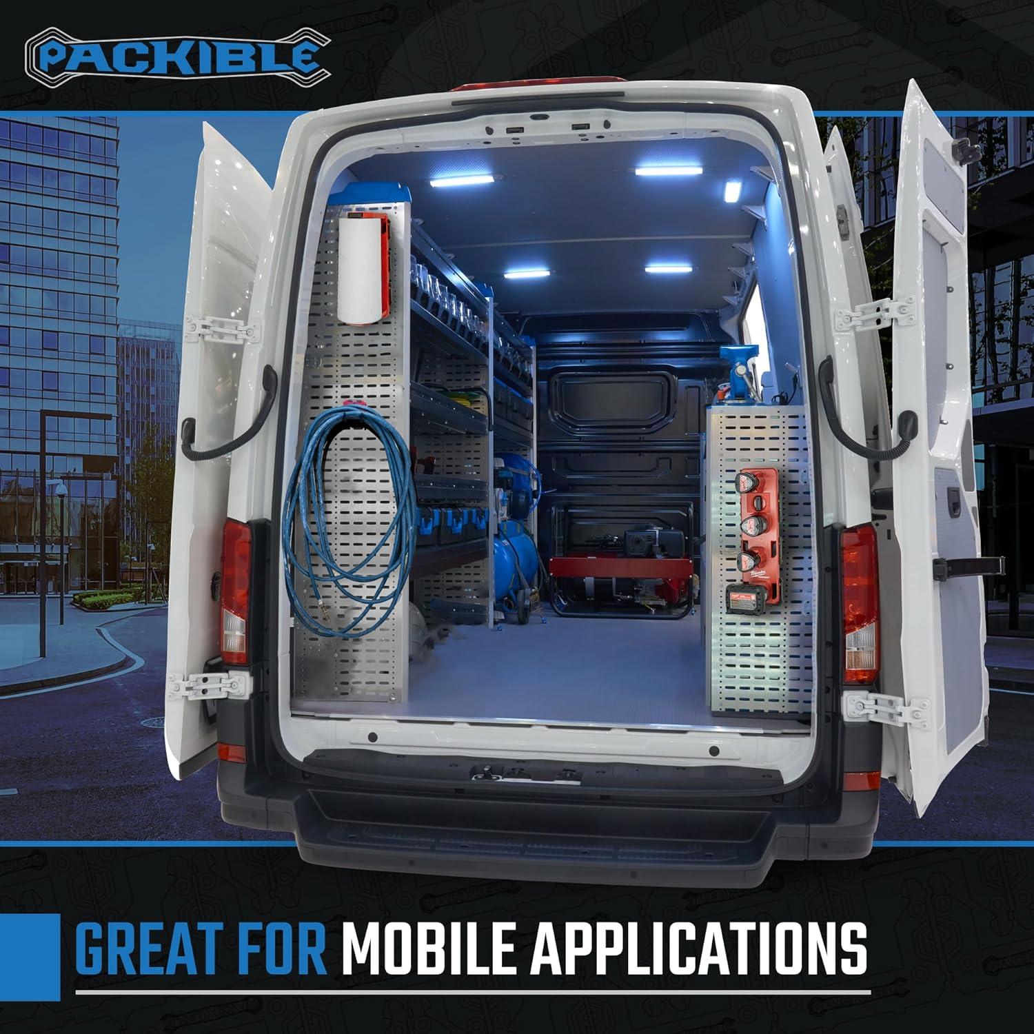 PACKIBLETool Manta Mounts - Mounting Cleats Compatible with Milwaukee Packout Locking packout Accessories