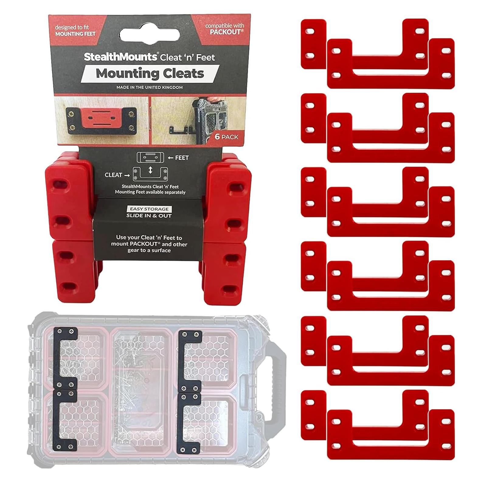 Soportes de Montaje StealthMounts para Milwaukee Packout 12 Pzas