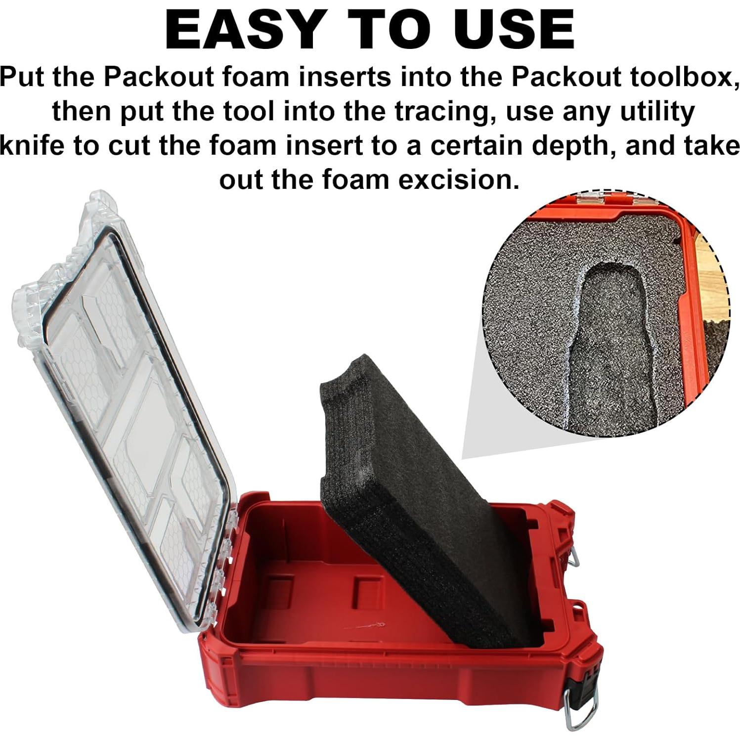 Inserto de Espuma para Caja de Herramientas Milwauk-ee 48-22-8435