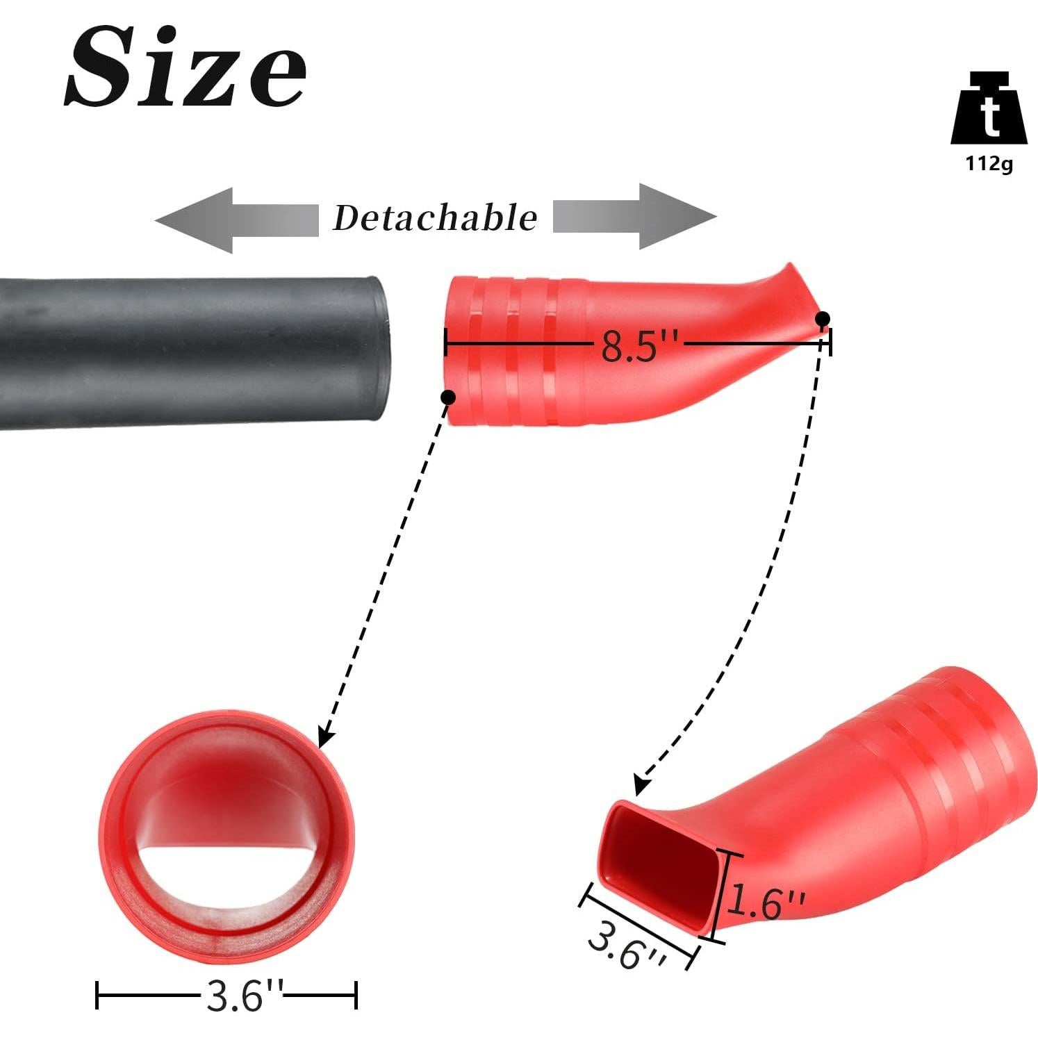 Boquilla Curva Plana Rozlchar para Soplador Milwaukee 2724-20/21