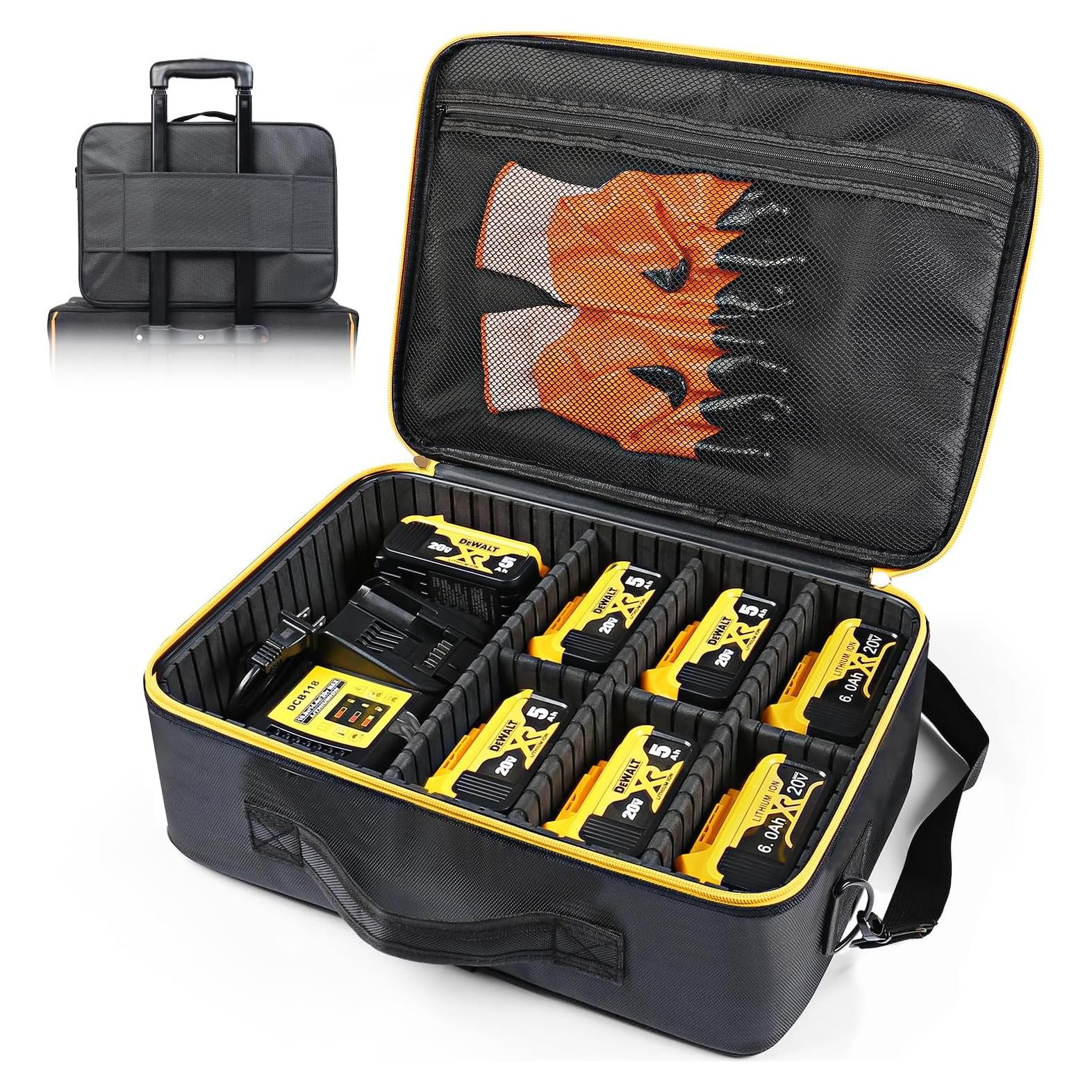 Funda de Batería Luxtude 39.88x29.97cm para Dewalt/Ryobi