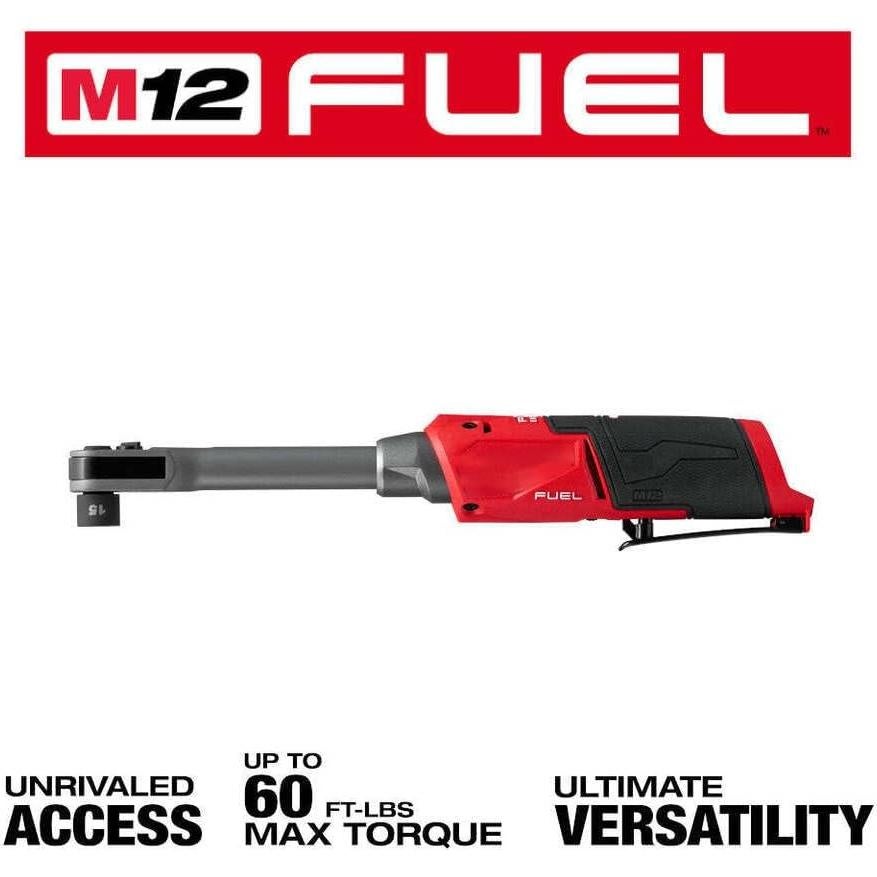 Llave de Carraca Milwaukee M12 FUEL 12V Alcance Extendible