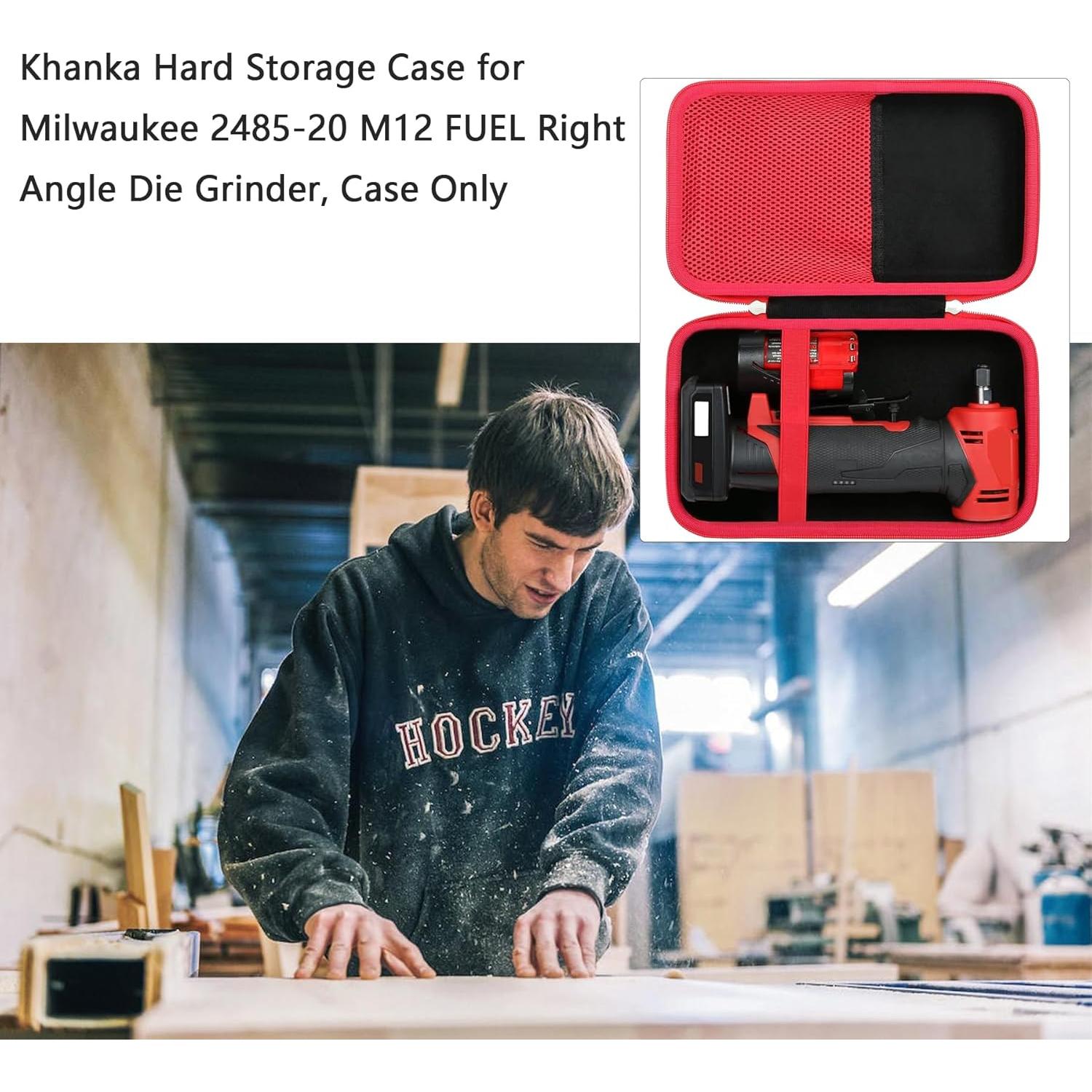Funda Dura Khanka para Esmeril Angular Milwaukee M12