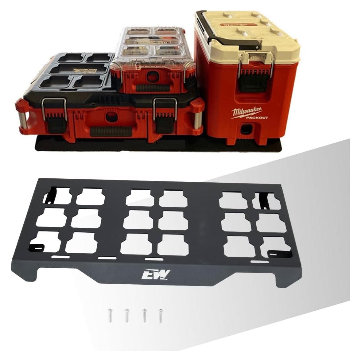 Offroad Packout Mount Packout HD Toolbox Mount Fit for Honda Talon 1000 UTV - Compatible with Milwaukee Packout