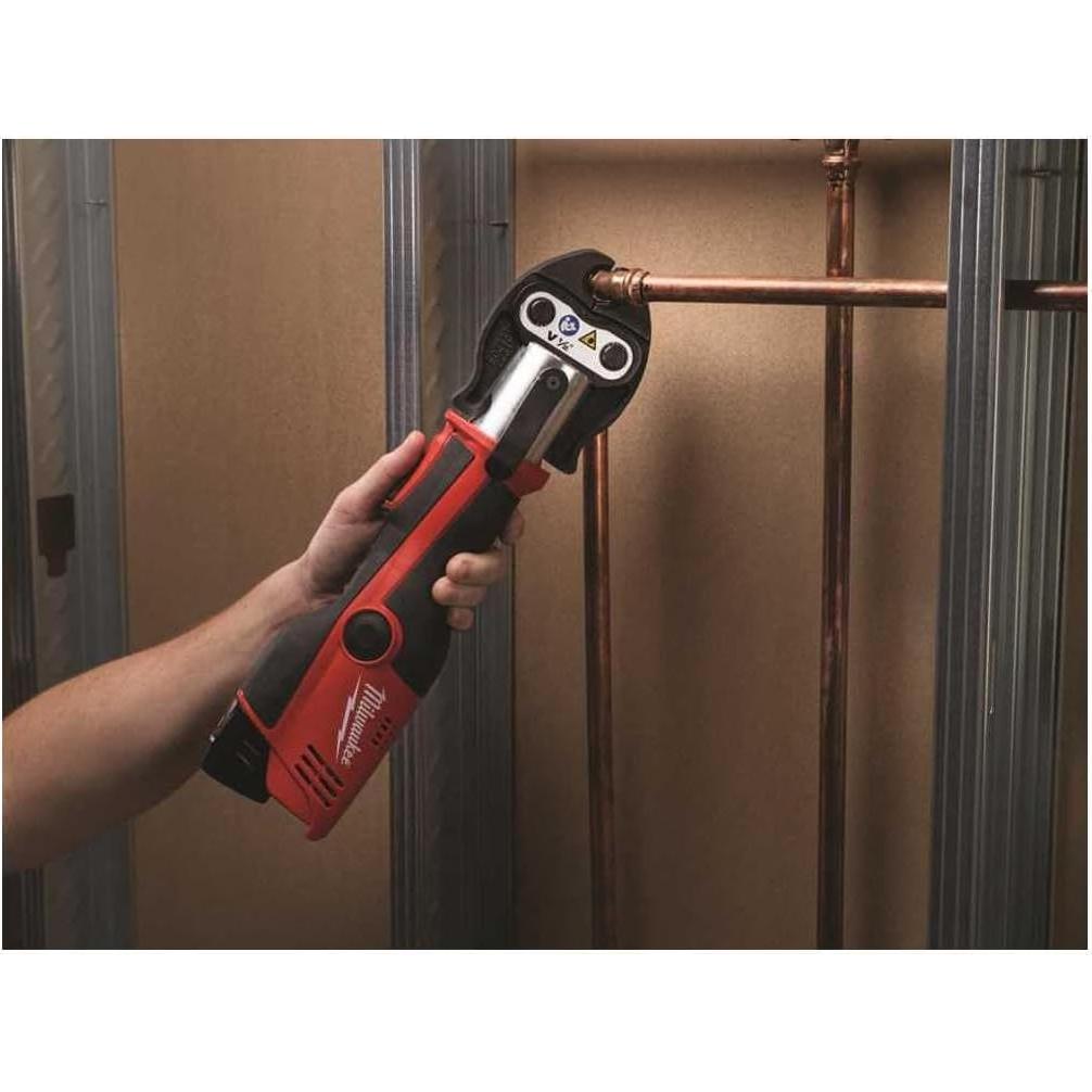 Kit de herramienta de prensado Milwaukee M12 Force Logic 1"