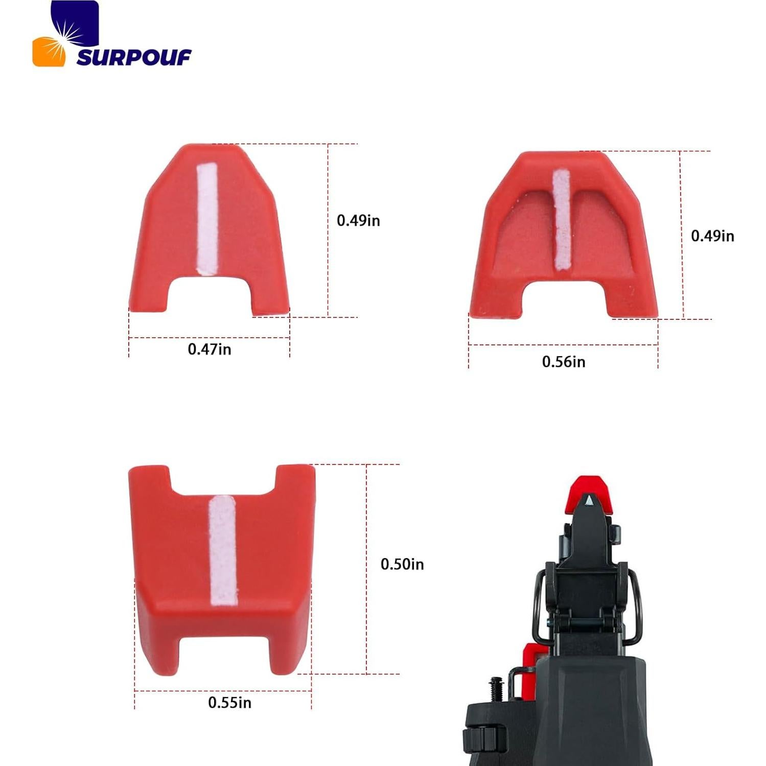 Kit de Almohadillas No-Mar SURPOUF 42-38-0017 Juego de 9