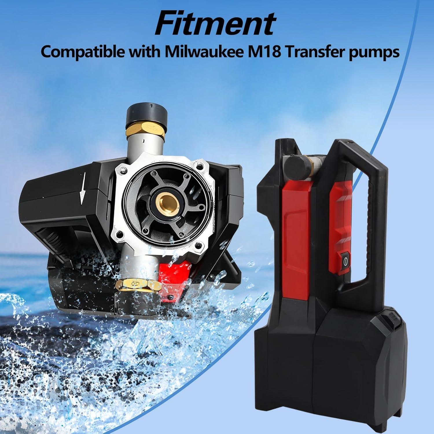 Kit Impulsor Neopreno RUHUALIFE Compatible Bombas Milwaukee M18